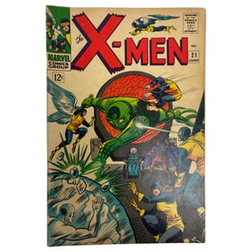 X-Men 21 Great Silver Age Silver Age Magneto Sentinels Comics Vintage Comic