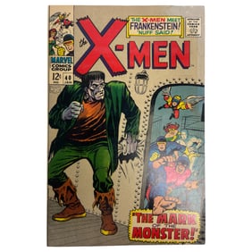 Uncanny X-Men #40 Marvel Comics 1968 Iconic Frankenstein Vintage Comic