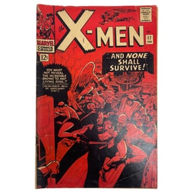 X-Men #17  Stan Lee & Jack Kirby  2nd Appearance of Magneto 1966 Vintage Comic