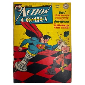 Action Comics #112 Mxyztplk Cover Golden Age Superman DC Comic 1947