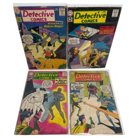 Detective Comics # 287, 302 , 294 , 290 Vintage Comic Book Collection