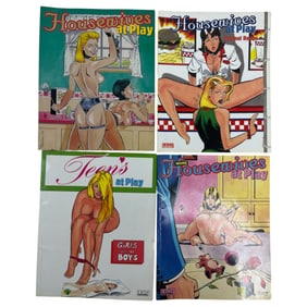 Vintage Adults Only Erotic Nude Lesbian Magazine book Collection