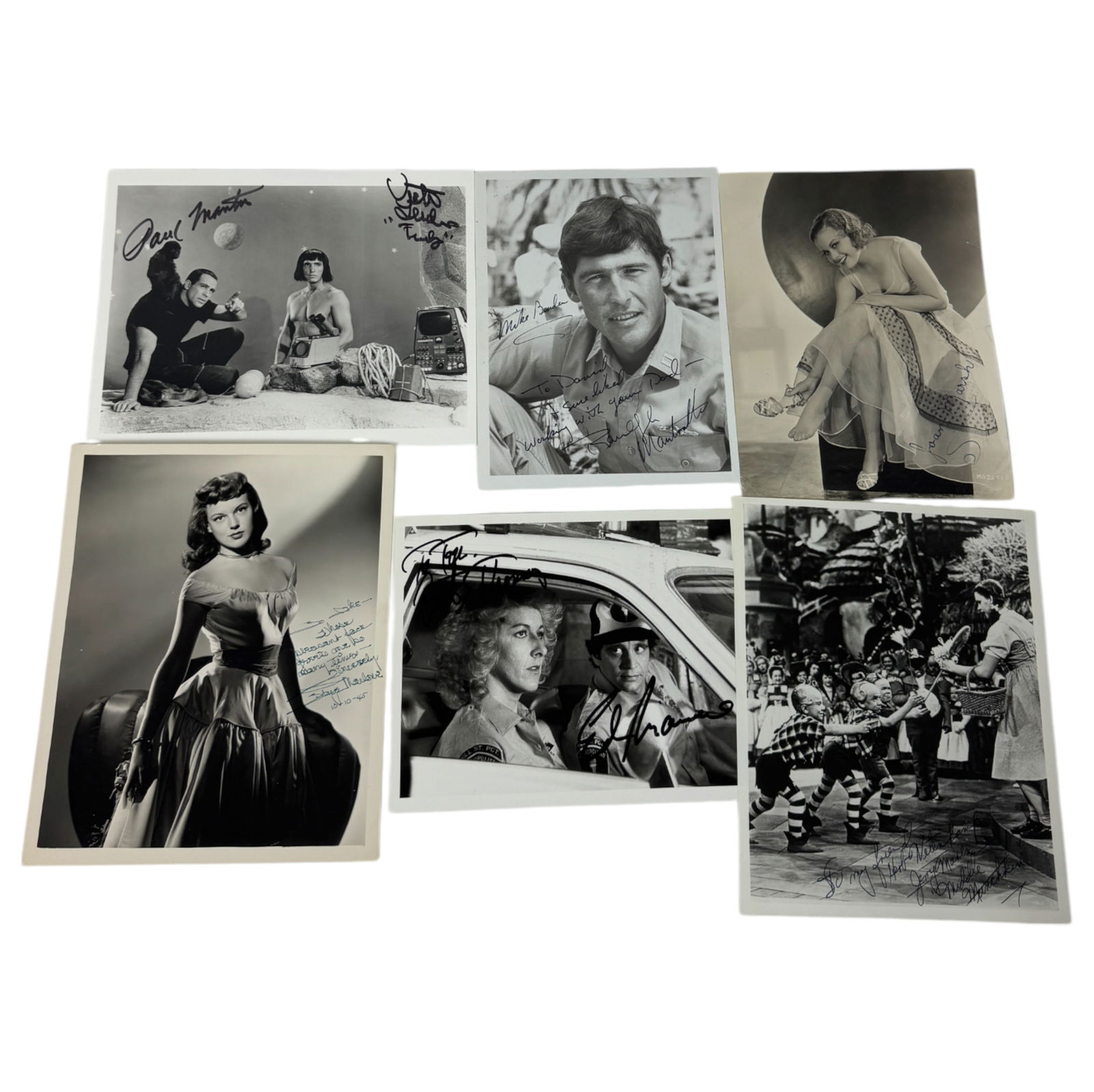 Vintage Movie Actor Actress Signed Photo Collection Lot 8"x10" lot 6 photos (1 of 4)