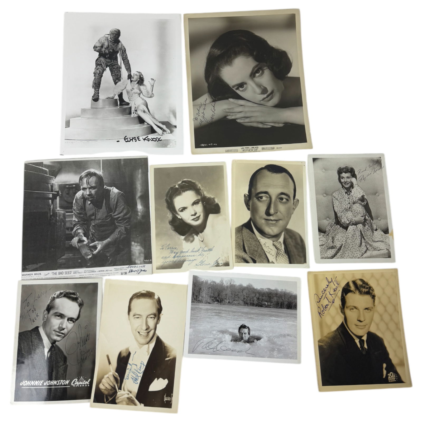 Vintage Movie Actor Actress Signed Photo Collection Lot   lot 10 photos (1 of 5)