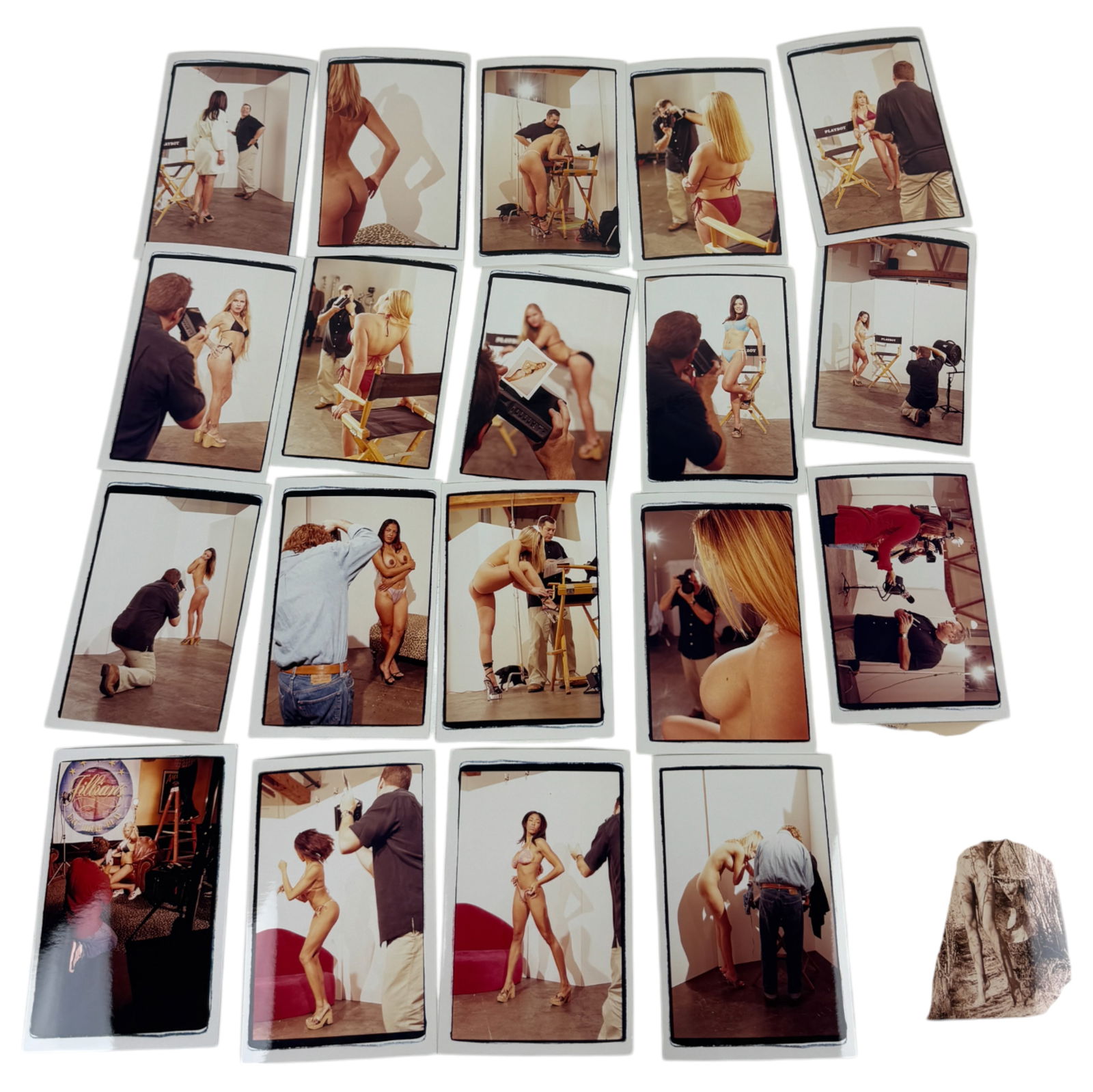 Vintage Playboy Nude Burlesque Risque Adult Photo Shooting Collection of Lot 35: Vintage Playboy Nude Burlesque Risque Adult Photo Shooting Collection of Lot 35 6" x 4"