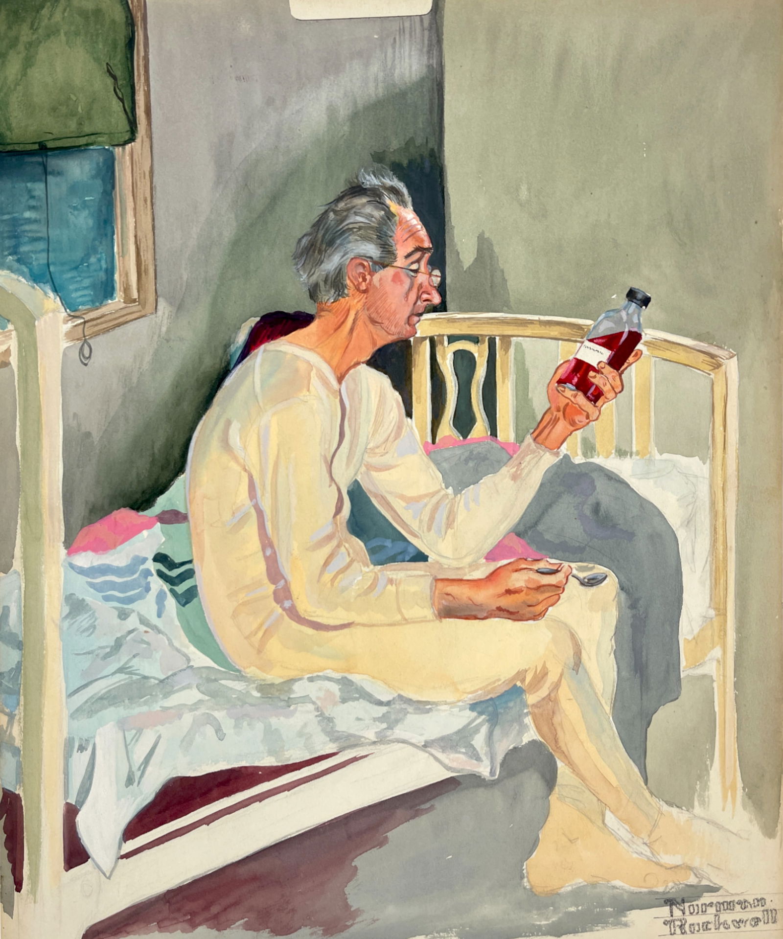 MAGAZINE ILLUSTRATION ART from the 50s & 60s Hand Drawing SIGNED NORMAN Rockwell (1 of 5)