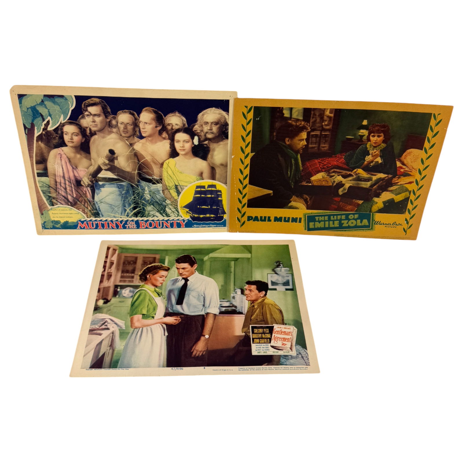 VINTAGE ORIGINAL MOVIE LOBBY CARD POSTER HOLLYWOOD MEMORABILIA MOVIE LOT (1 of 4)