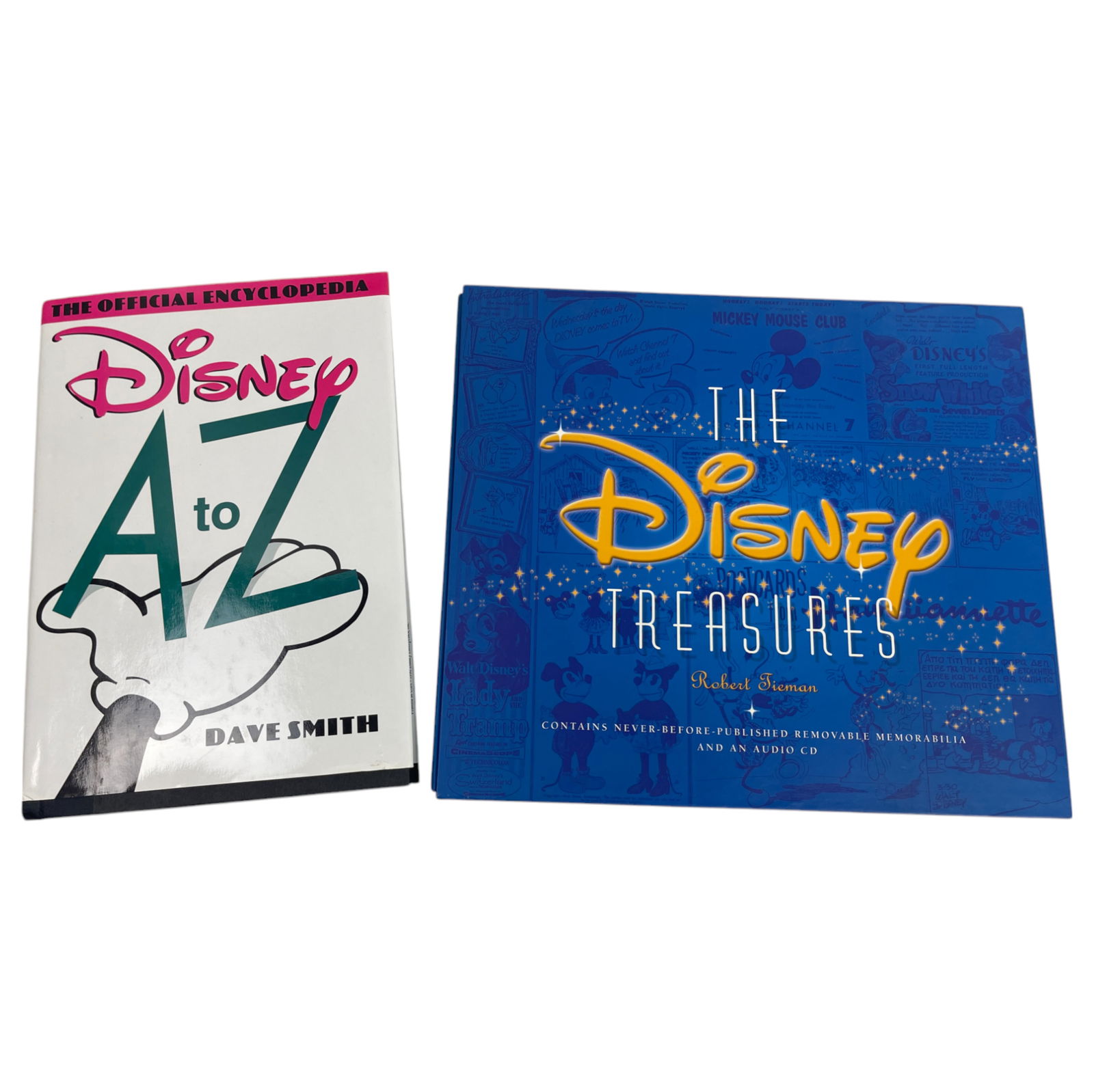 The Disney Treasures By Robert Tieman and A - Z Disney Signed Books Lot 2 (1 of 13)