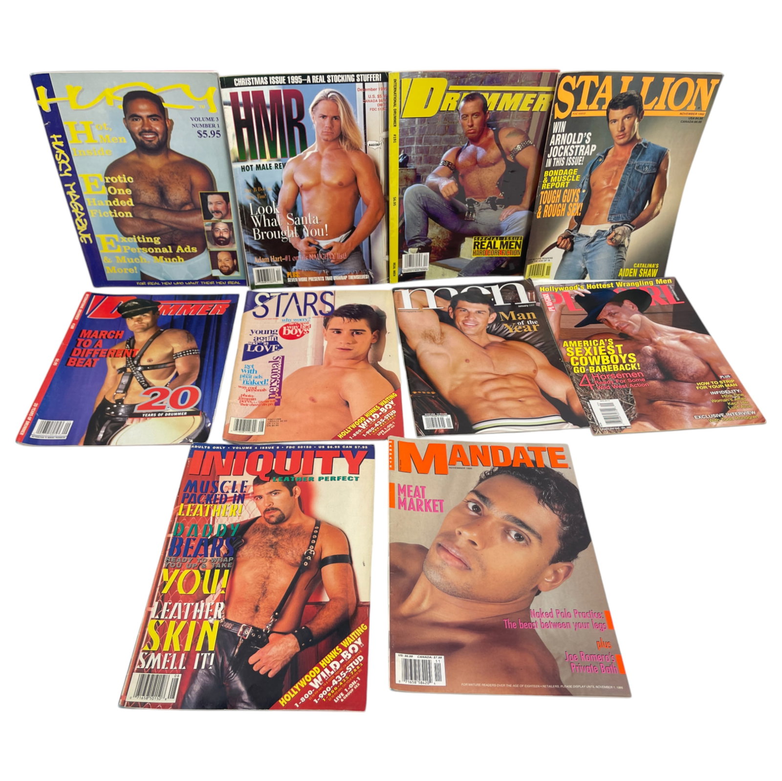 Vintage Gay Male Interest Male Model Magazine Collection Lot: Vintage Gay Male Interest Male Model Magazine Collection Lot
