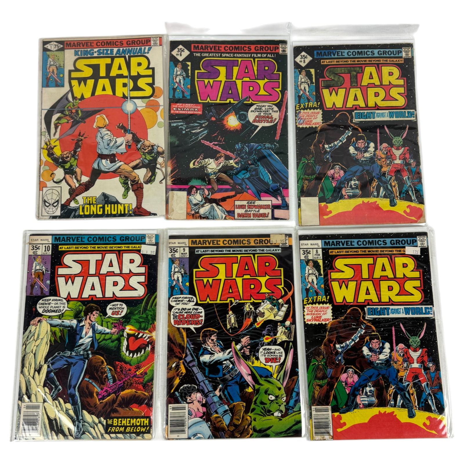 Vintage Marvel Star Wars Comic Book Lot (1 of 4)