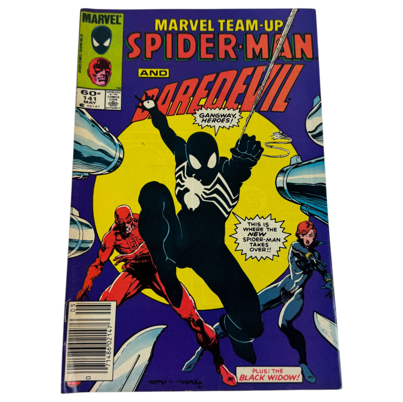 Marvel Team Up Spider-Man and Daredevil #141 Newsstand Comic Book (1 of 3)