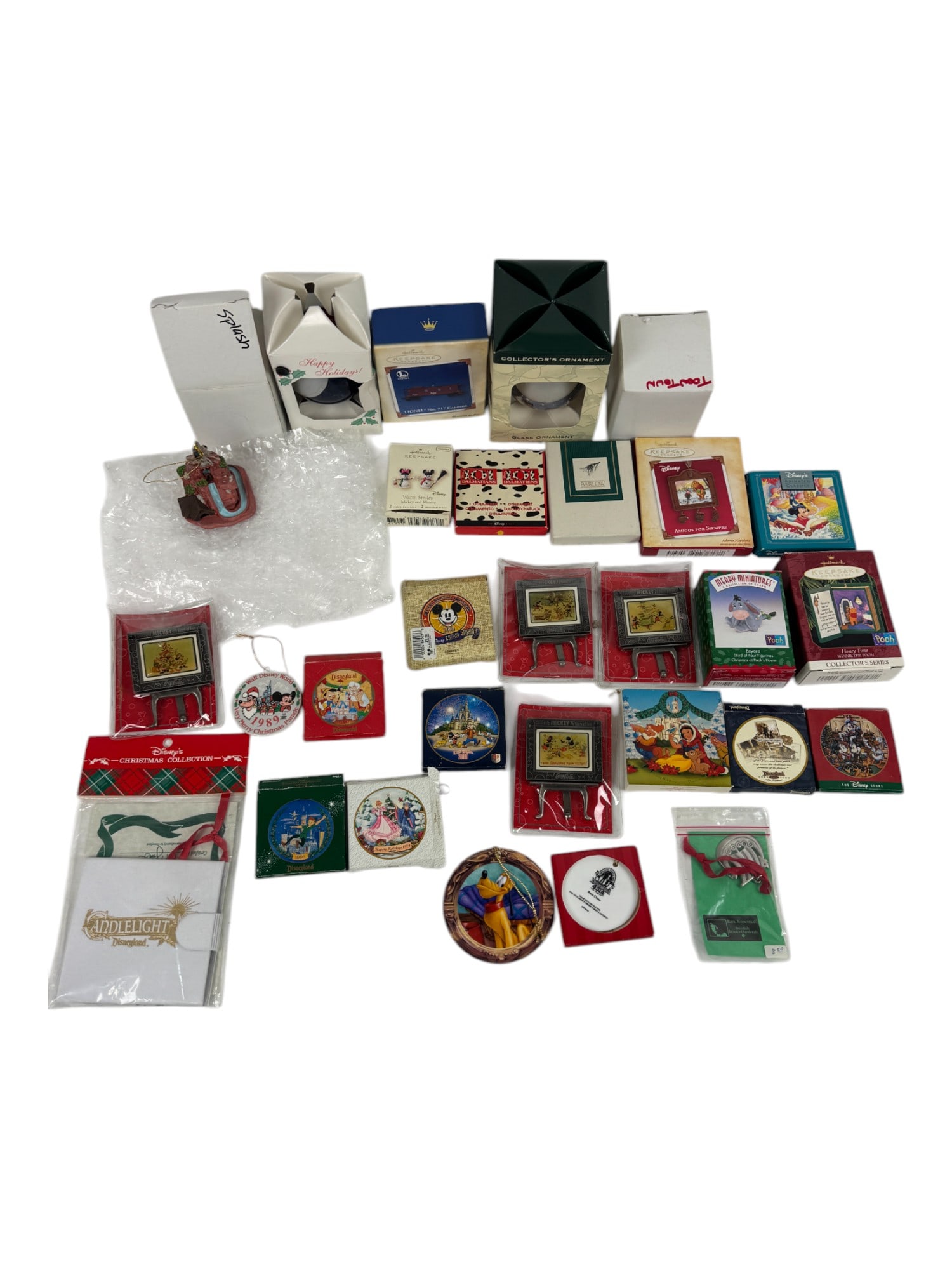 Disney Christmas Ornament Hallmark Collection Lot (1 of 5)