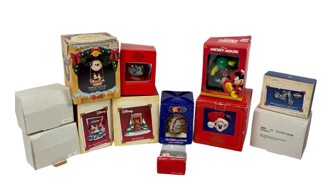 Disney Christmas Ornament Collection Lot: Disney Christmas Ornament Collection Lot