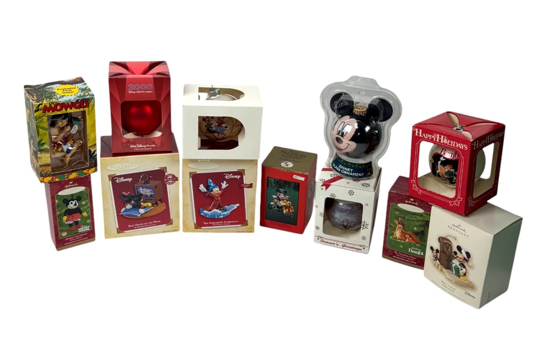 Disney Christmas Ornament Collection Lot: Disney Christmas Ornament Collection Lot