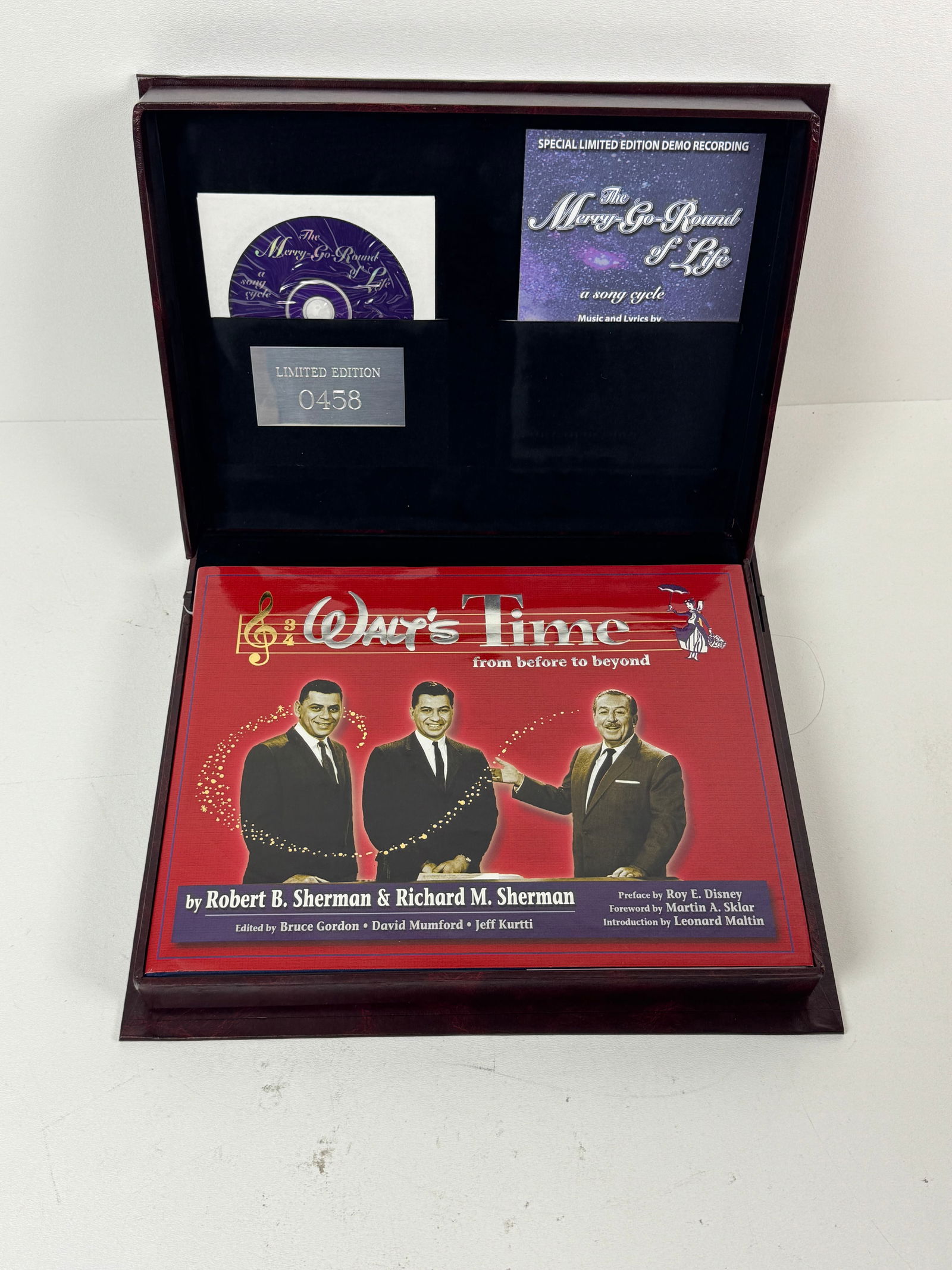 Walt's Time From Before to Beyond LE Hard Cover Book 0458 Signed (1 of 3)