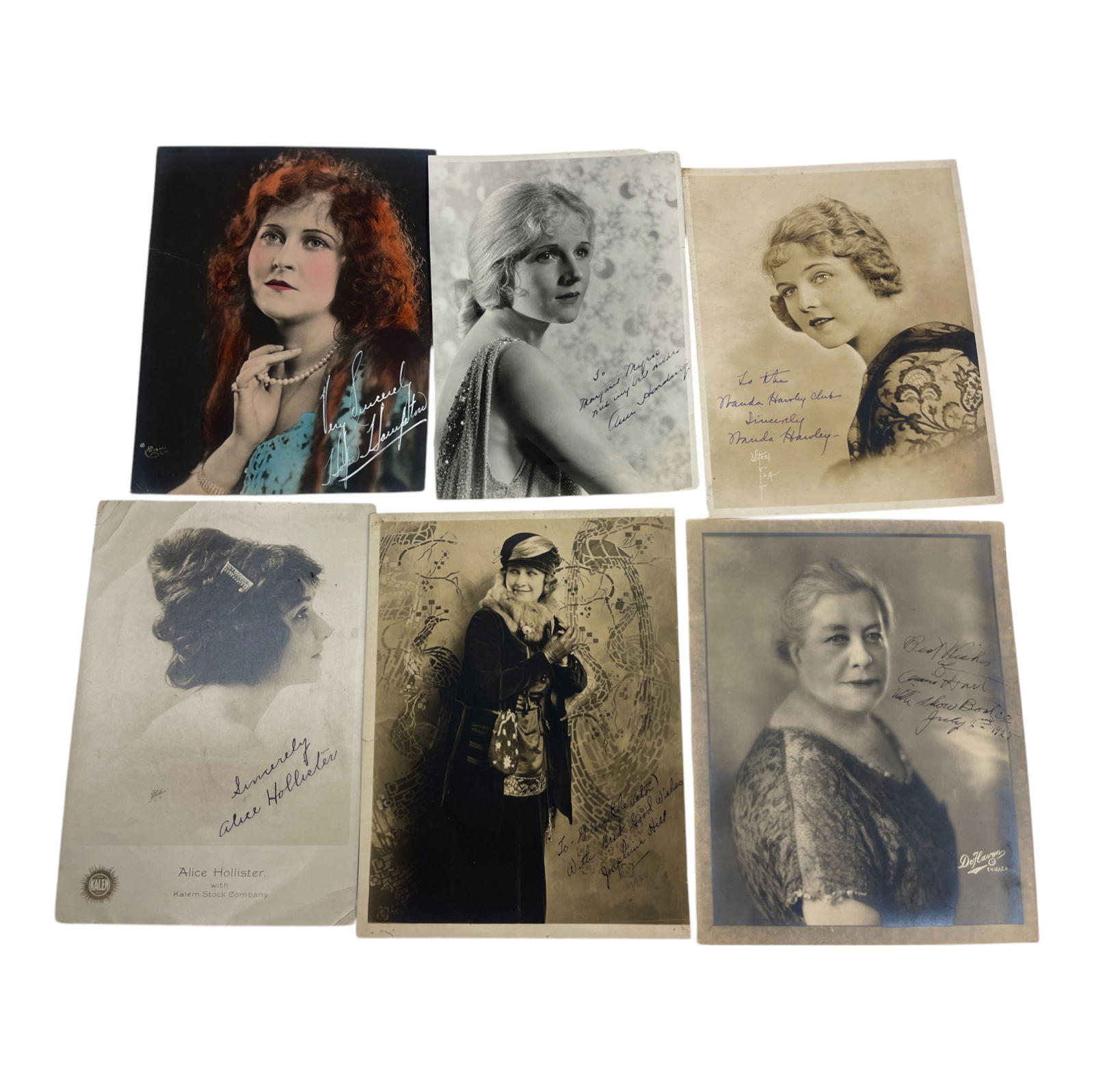 Antique Silent Movie Actor Actress Hollywood Signed Autograph Photo Collection Lot Art Deco (1 of 4)