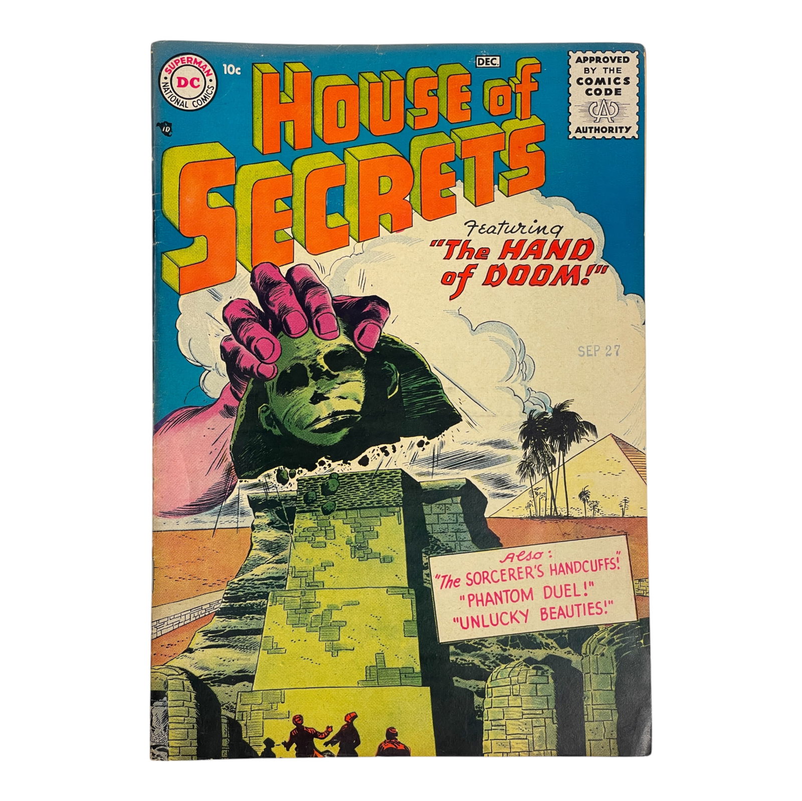 HOUSE OF SECRETS #1 Golden Age  11/12-1956 DC Comic Book (1 of 4)
