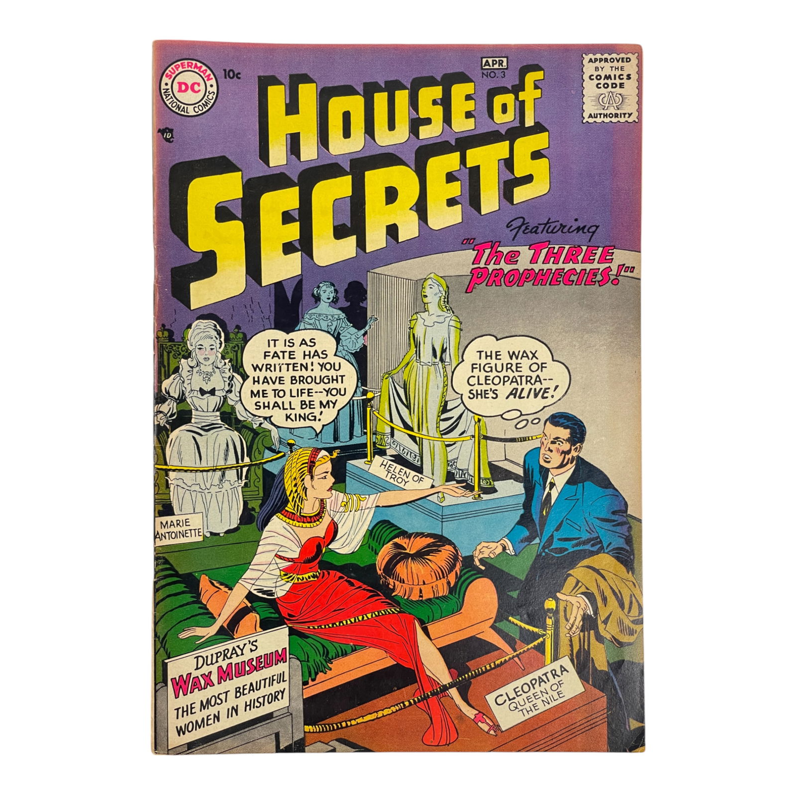 HOUSE OF SECRETS #3 Golden Age DC Comic Book (1 of 4)