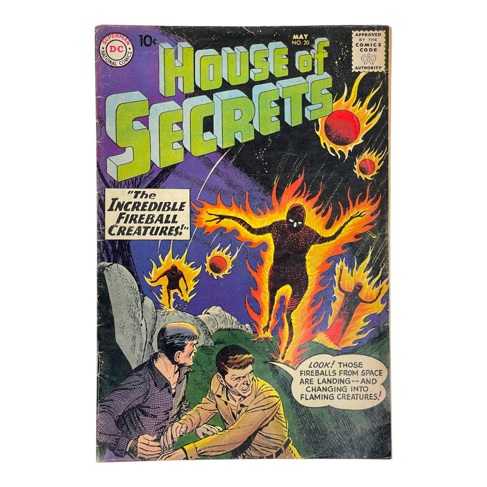 HOUSE OF SECRETS #20 Golden Age DC Comic Book Horror (1 of 4)