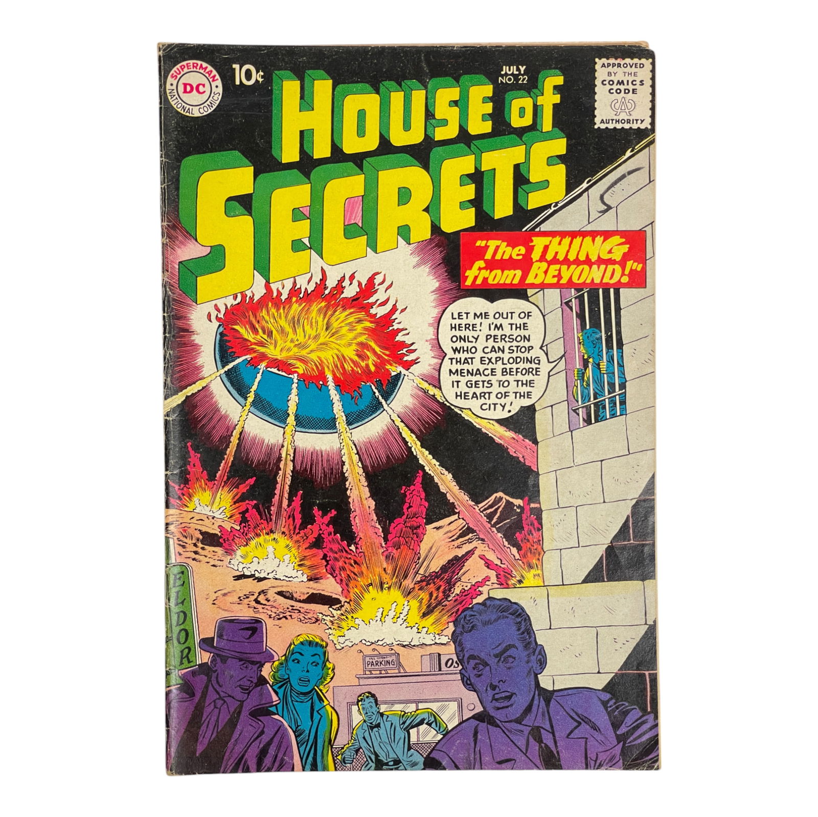 HOUSE OF SECRETS #22 Golden Age DC Comic Book Horror (1 of 4)