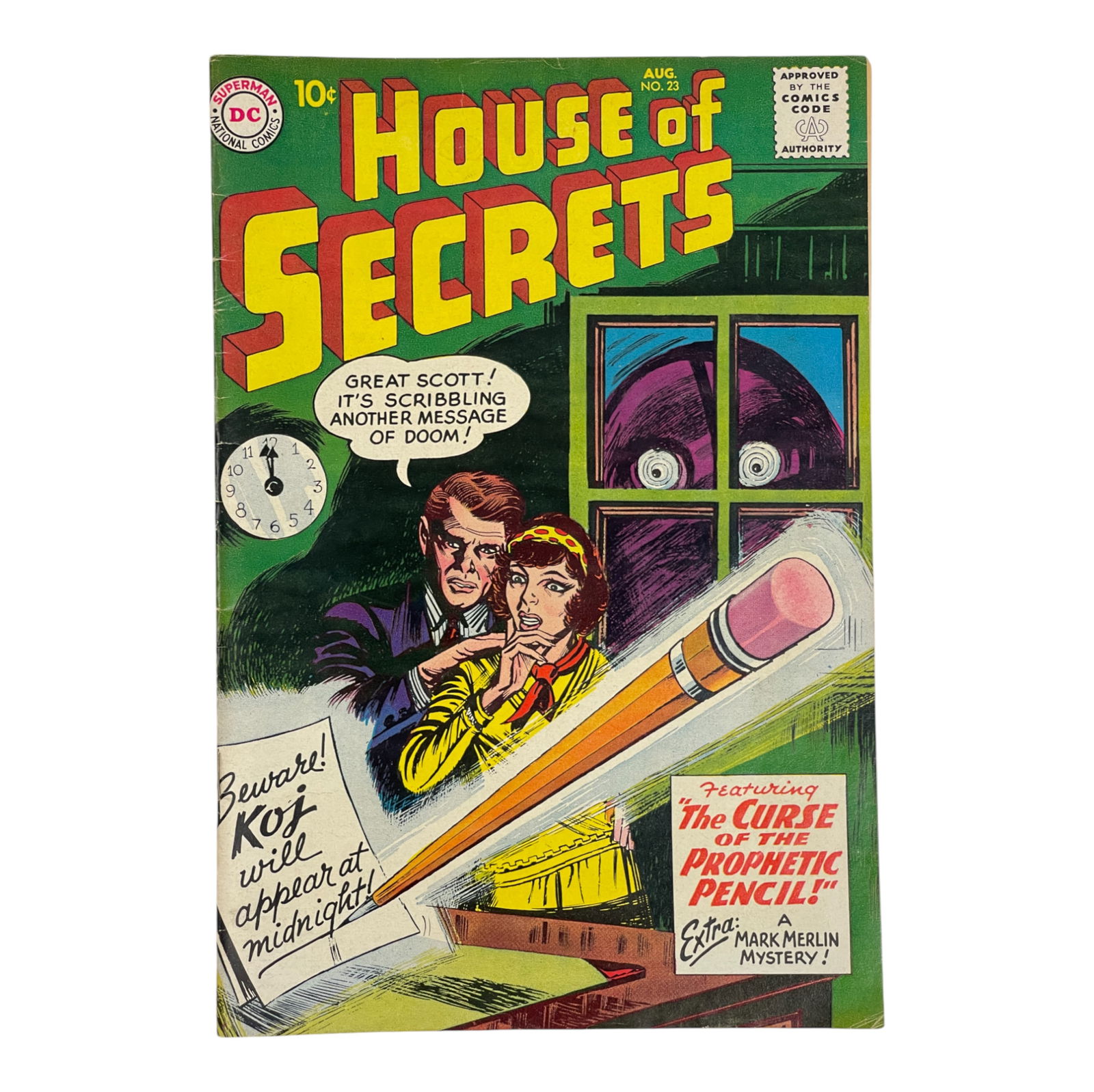 HOUSE OF SECRETS #23 Golden Age DC Comic Book Horror (1 of 4)