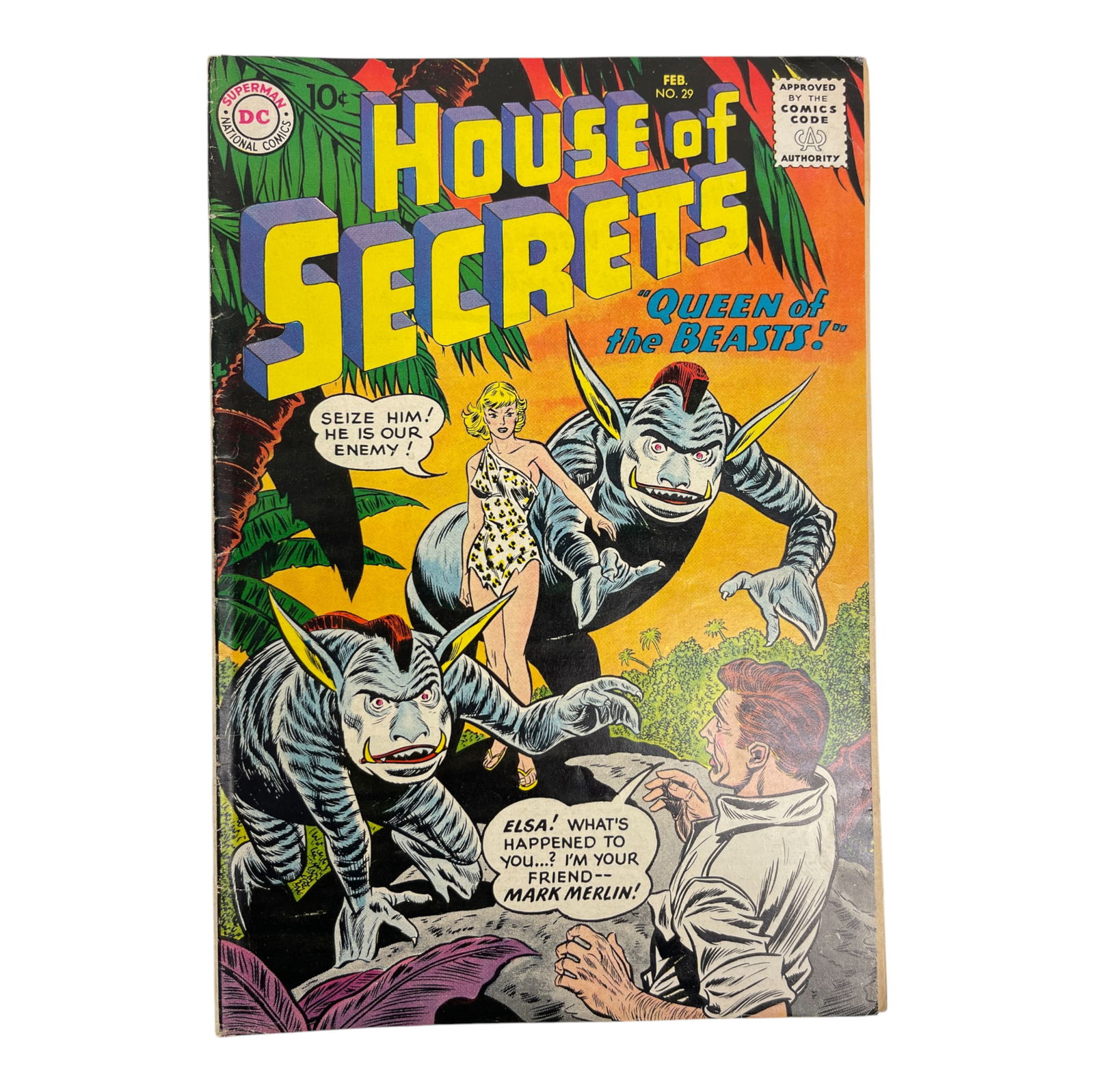 HOUSE OF SECRETS #29 Golden Age DC Comic Book Horror (1 of 4)