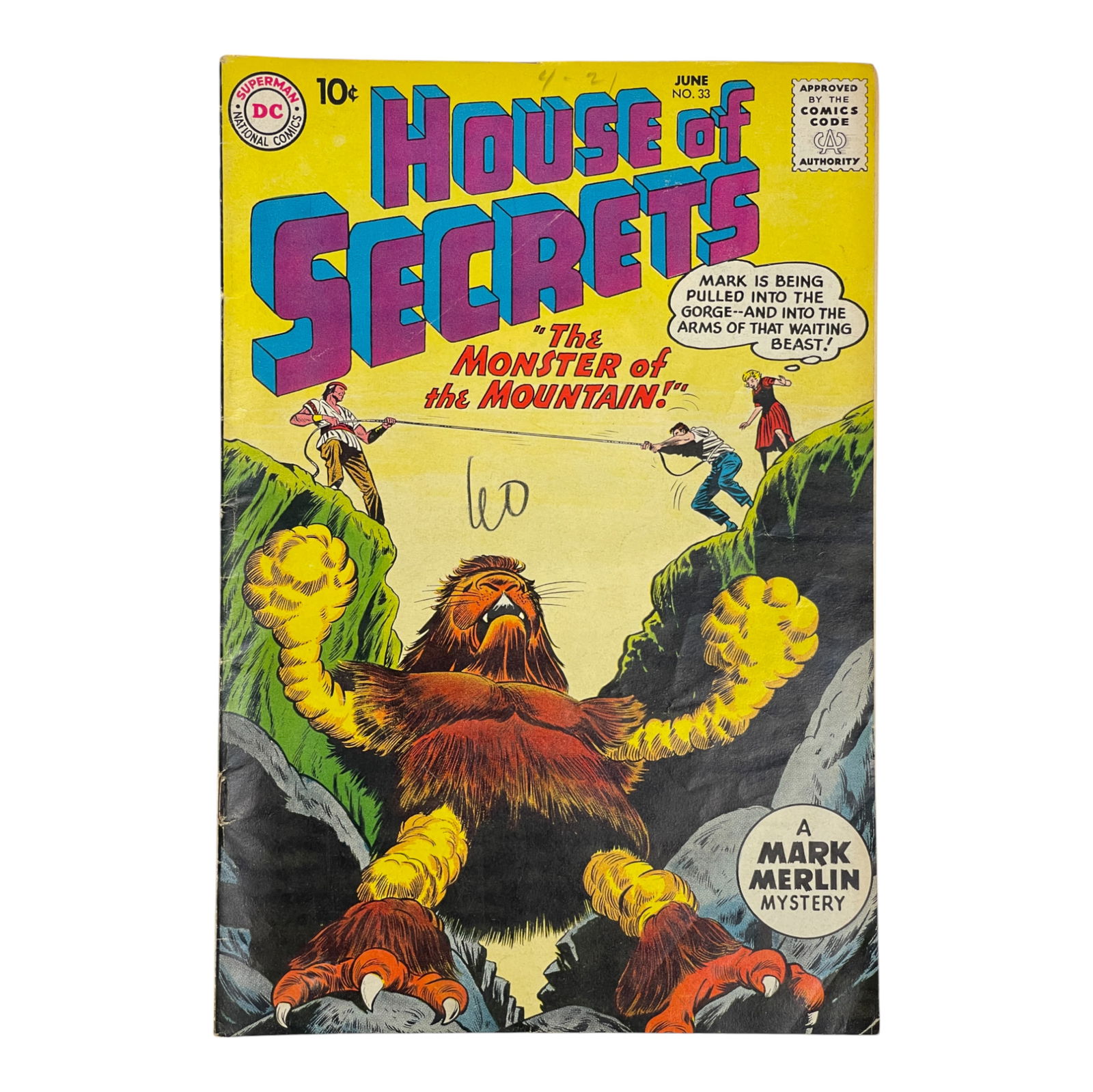 HOUSE OF SECRETS #33 Golden Age DC Comic Book Horror (1 of 4)