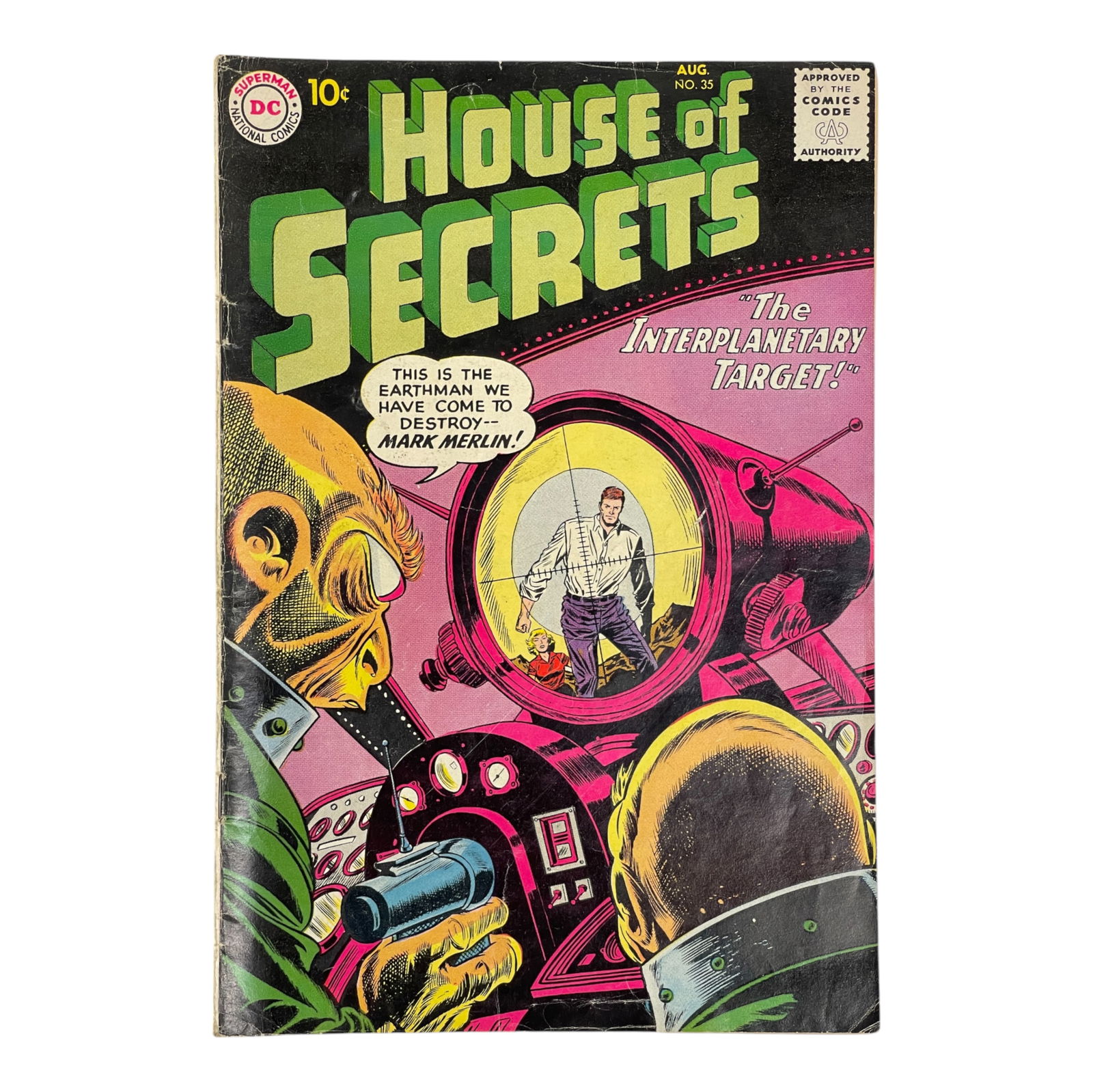 HOUSE OF SECRETS #35 Golden Age DC Comic Book Horror (1 of 4)