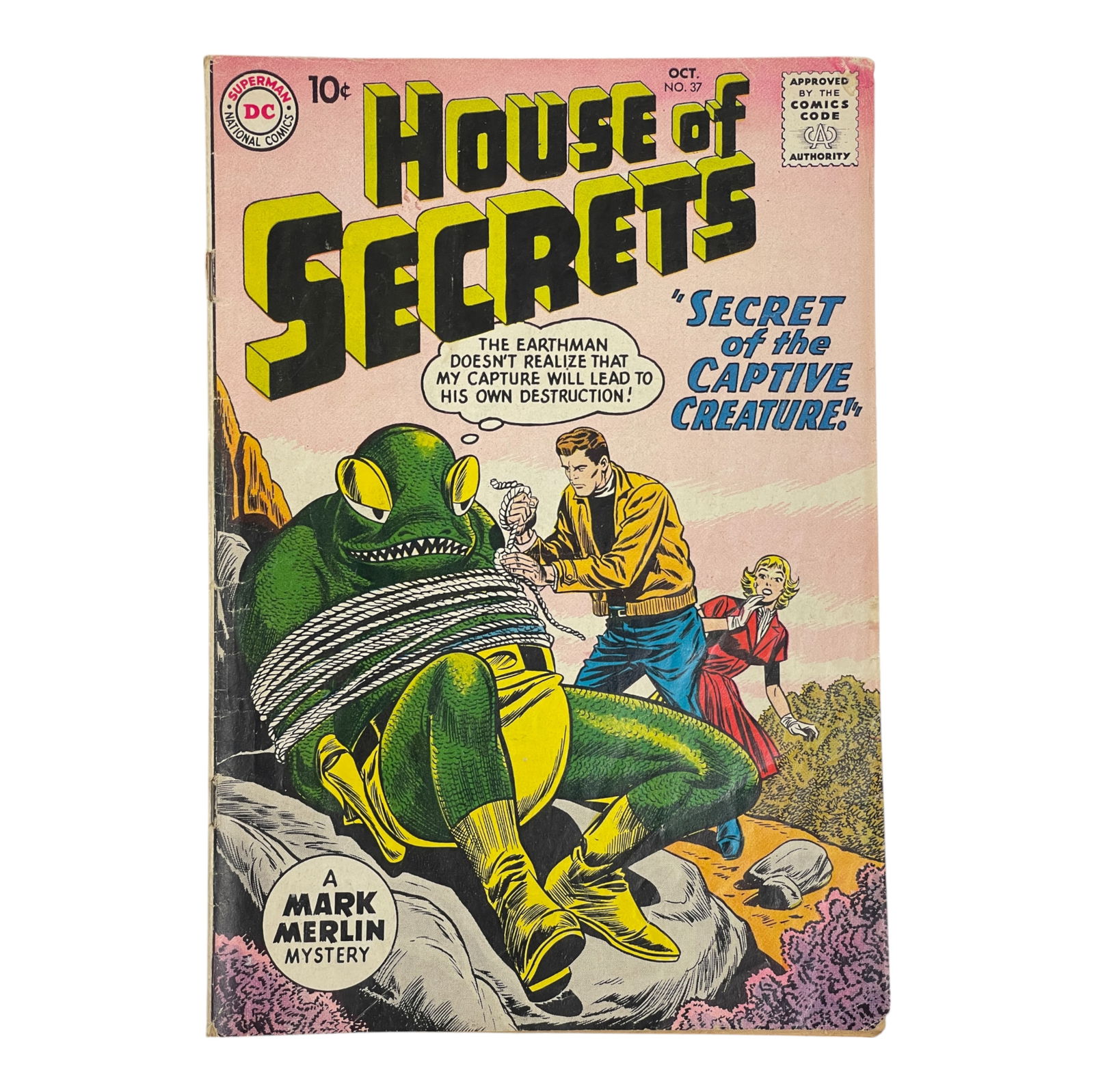 HOUSE OF SECRETS #37 Golden Age DC Comic Book Horror (1 of 4)