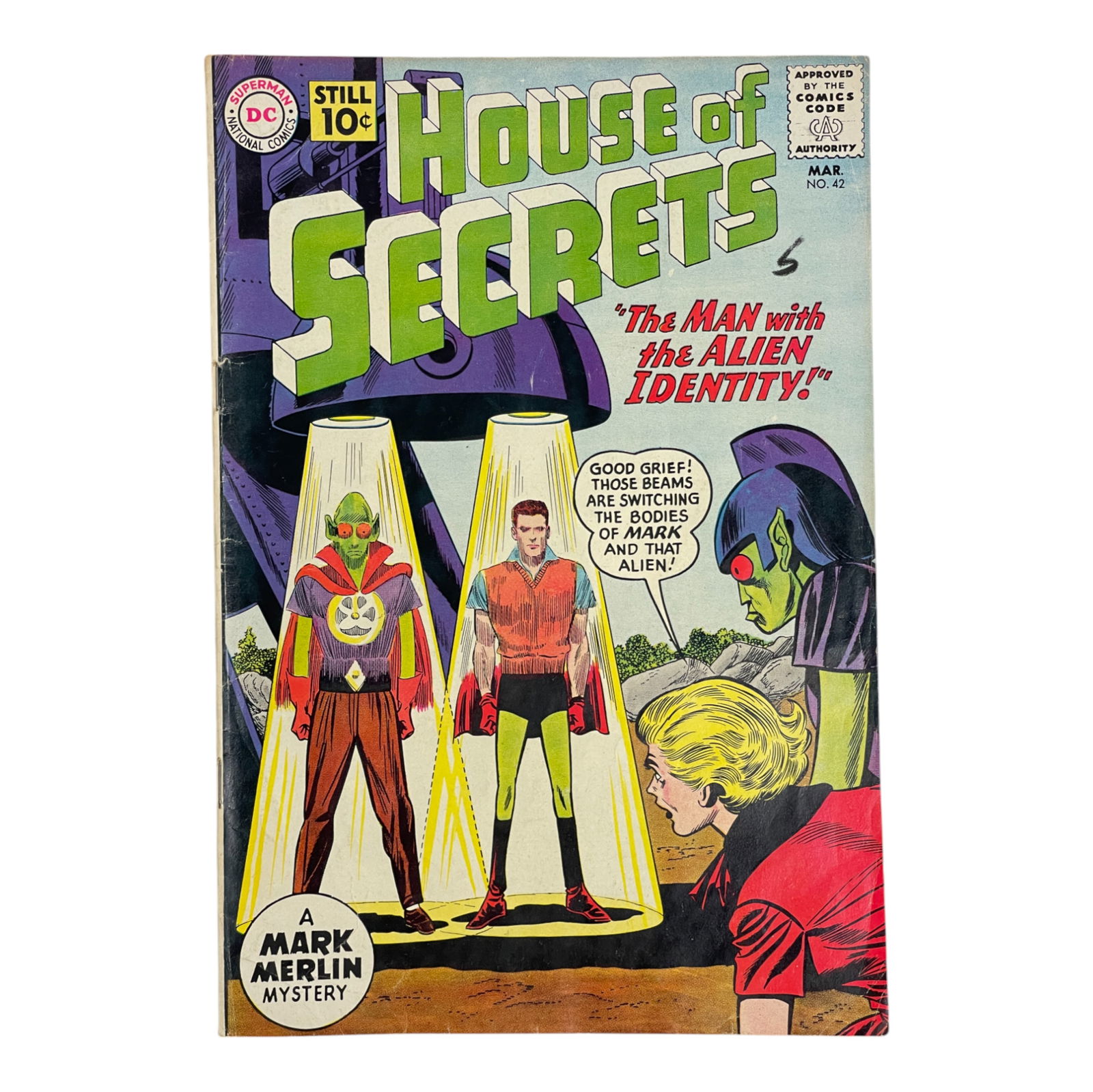 HOUSE OF SECRETS #42 Golden Age DC Comic Book Horror (1 of 4)