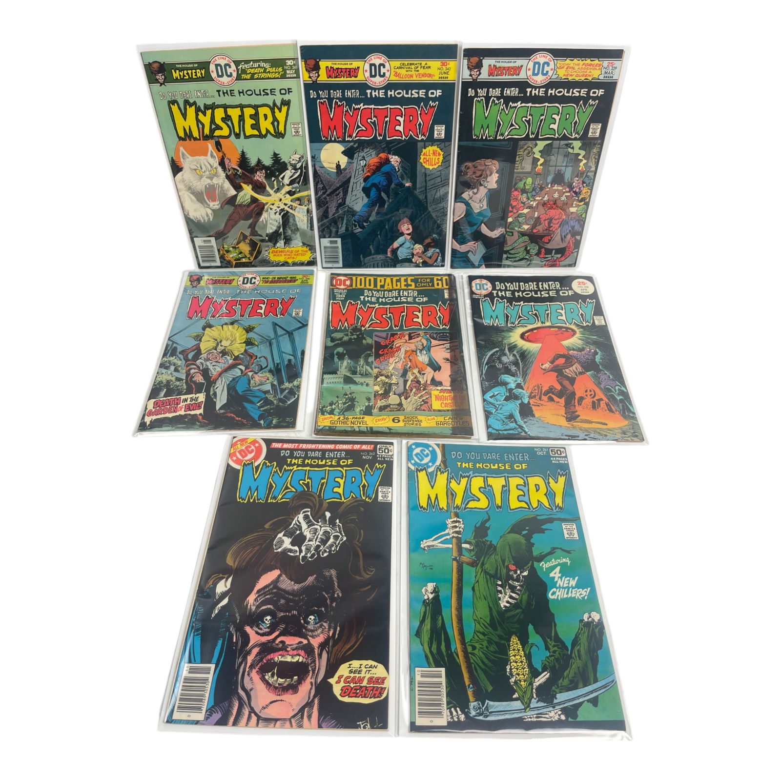 Vintage Golden Age DC Comic Book Horror Collection Assorted Lot of 7 (1 of 4)