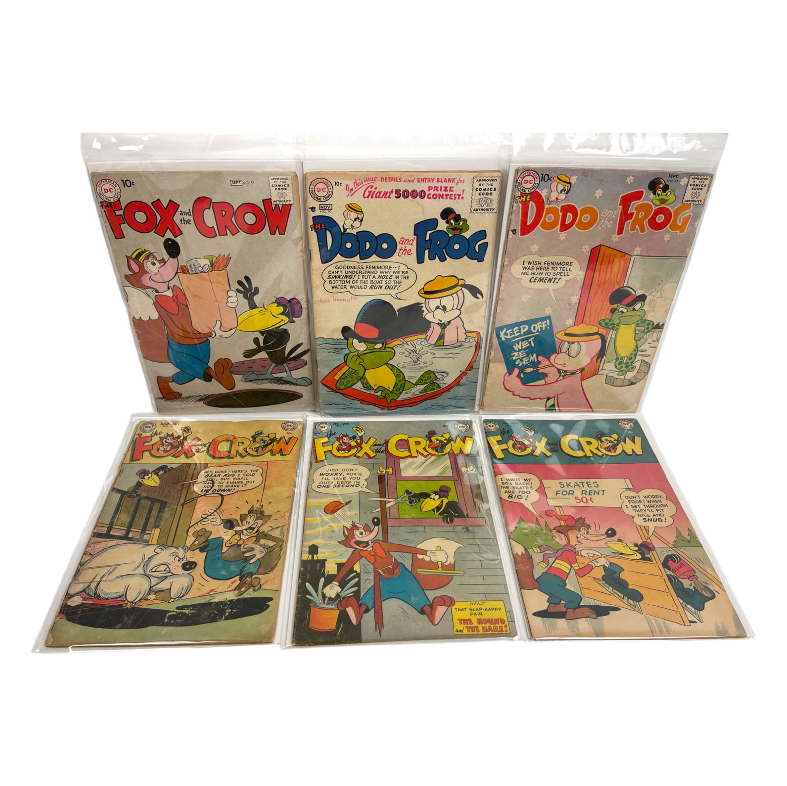 GOLDEN AGE FOX CROW COMIC BOOK COLLECTION LOT 6 (1 of 3)