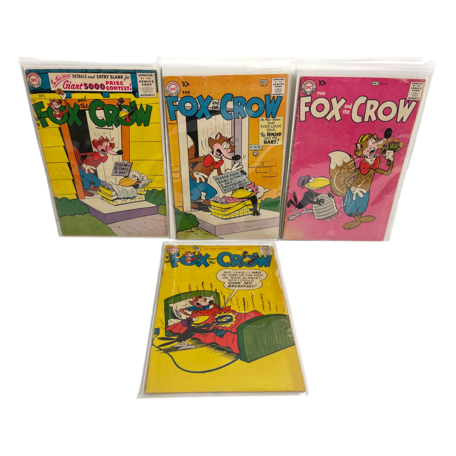 GOLDEN AGE FOX CROW COMIC BOOK COLLECTION LOT 4 (1 of 4)