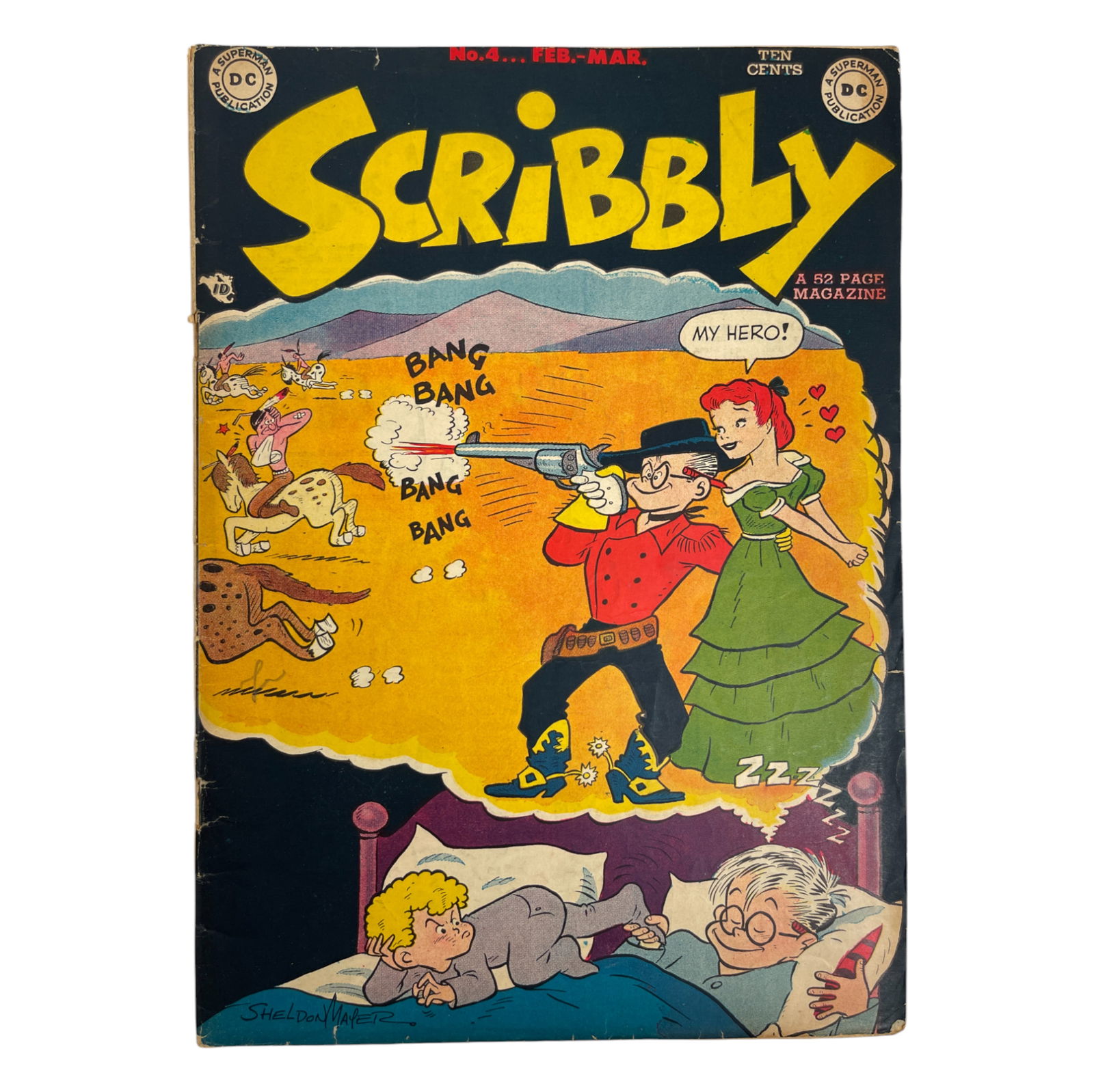 GOLDEN AGE COMIC BOOK SCRIBLY 4 (1 of 3)