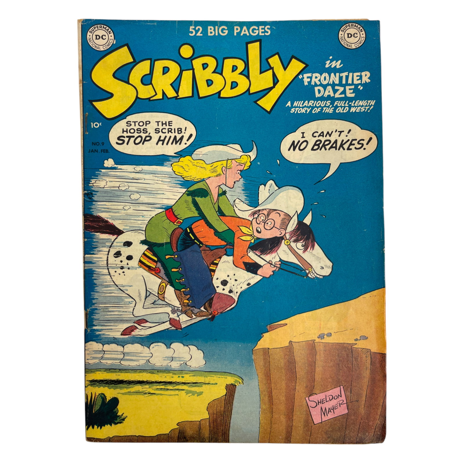 GOLDEN AGE COMIC BOOK SCRIBLY 9 (1 of 3)