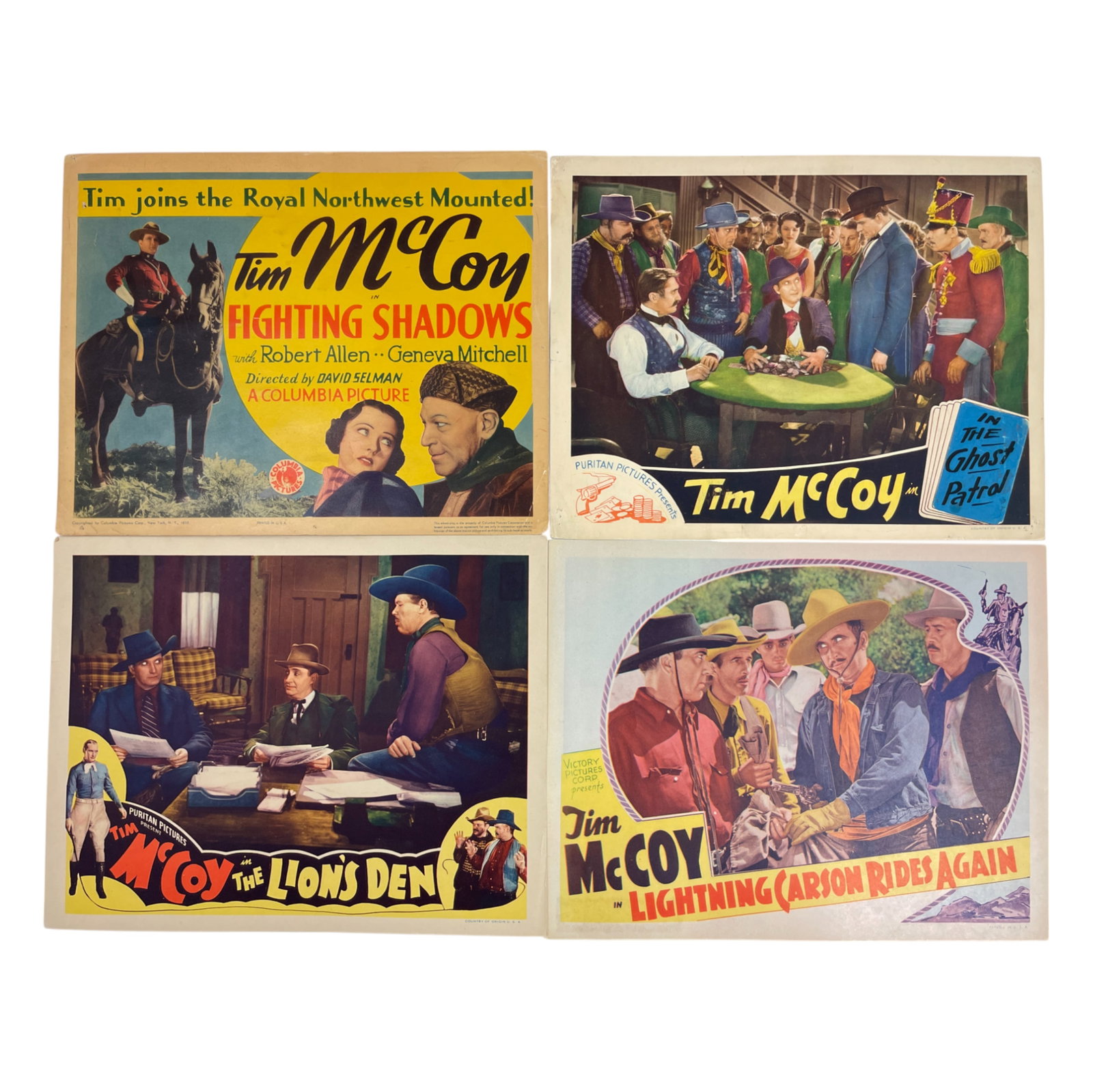 Vintage Original Lobby Card Movie Film Poster 14" x 11" lot 4: Vintage Original Lobby Card Movie Film Poster 14" x 11" lot 4