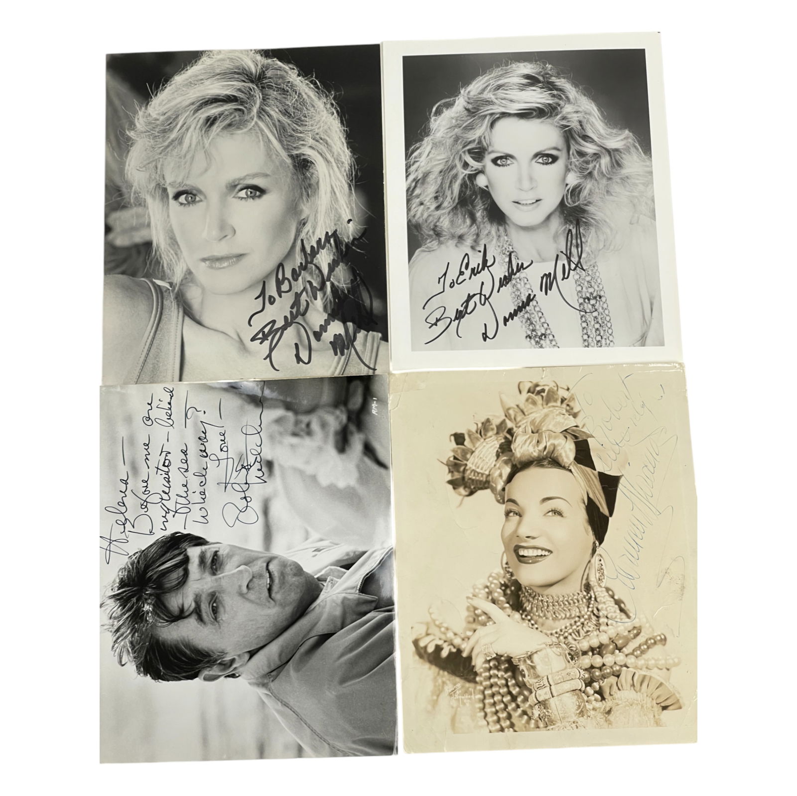 Vintage Original Signed Photograph Movie Actor and Actress 8" x 10" Lot 4 PICTURES (1 of 6)