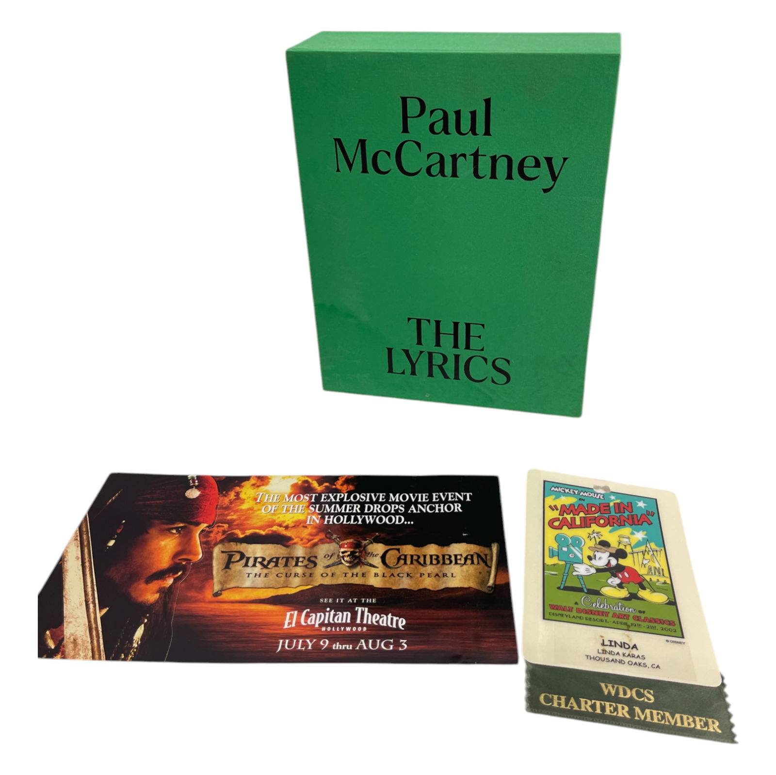 Paul McCartney THE LYRICS 1956 to the Present - Signed by Paul McCartney and Personalized (1 of 10)