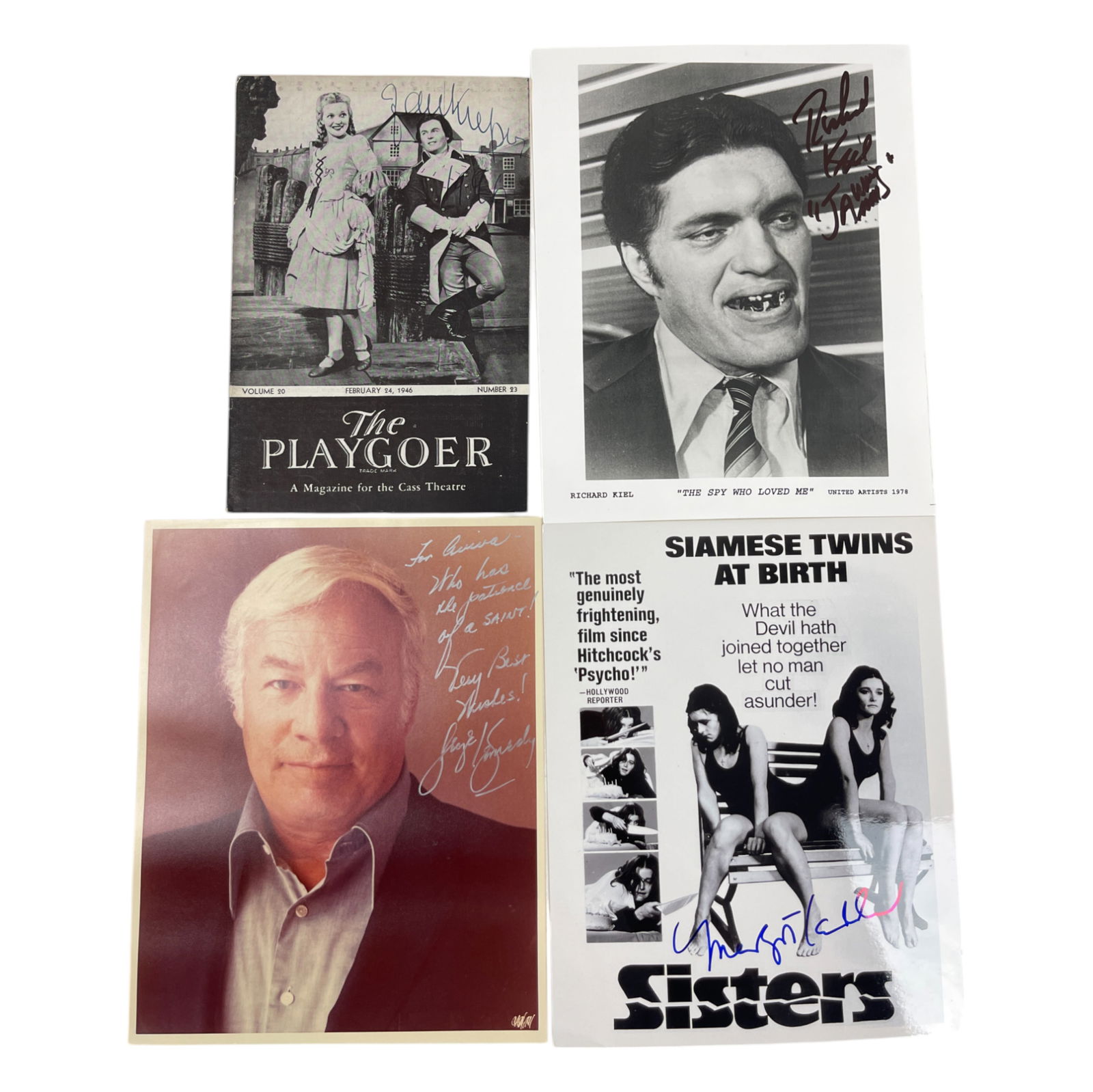 Vintage Movie Actor Actress Signed Photo Collection Lot (1 of 6)