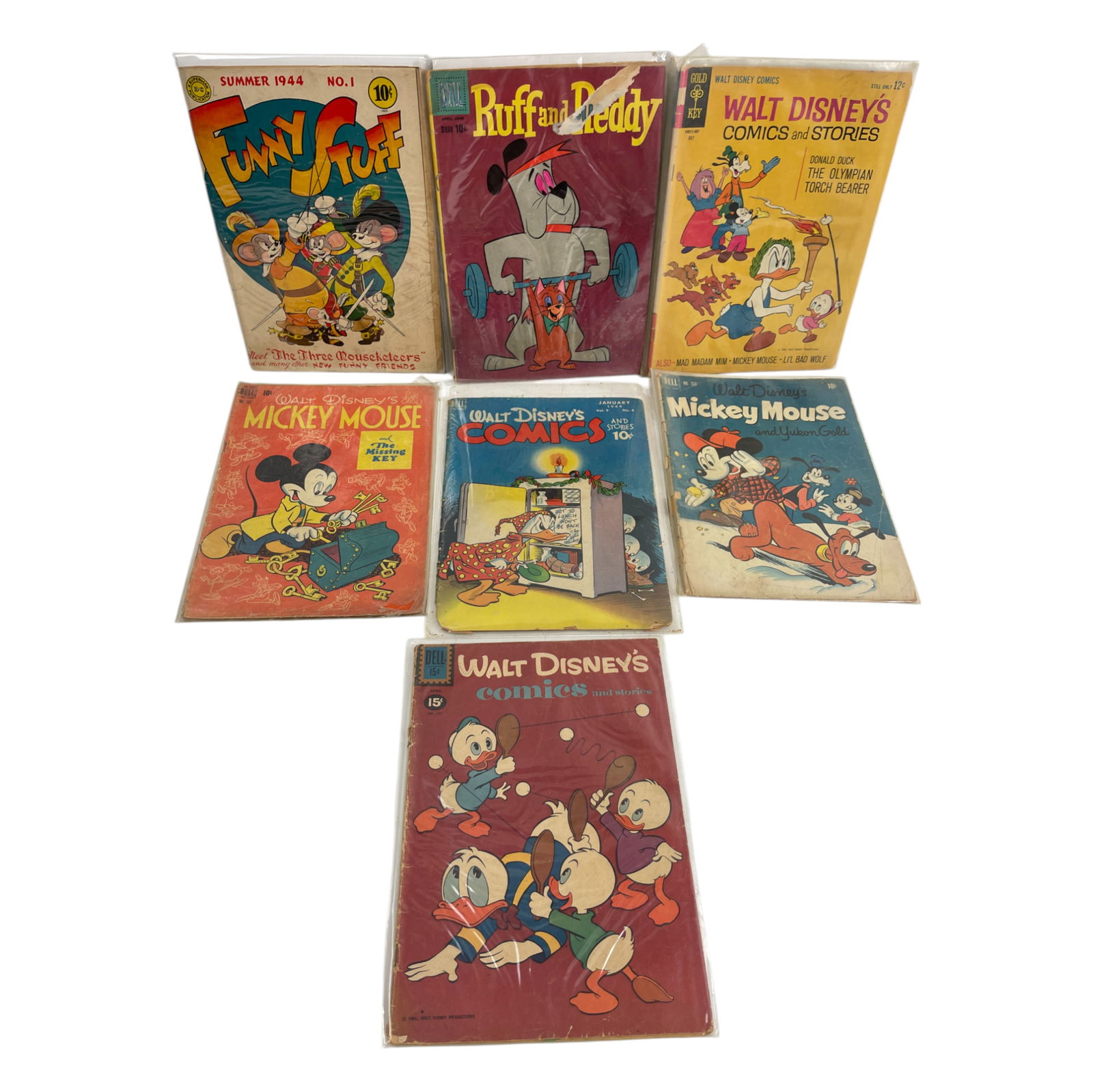 Vintage Disney Comic Book Collection Lot (1 of 4)