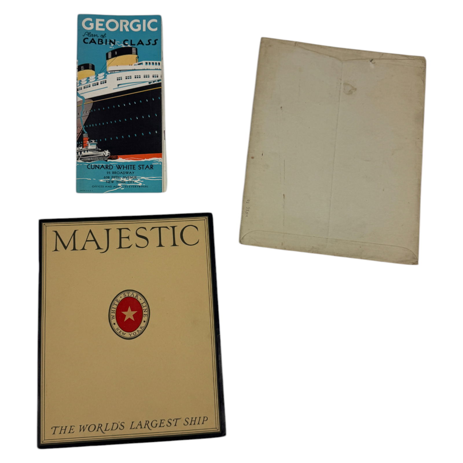 Vintage Maritime Cruise Liner Ship Brochure Epherma Collection Lot (1 of 5)