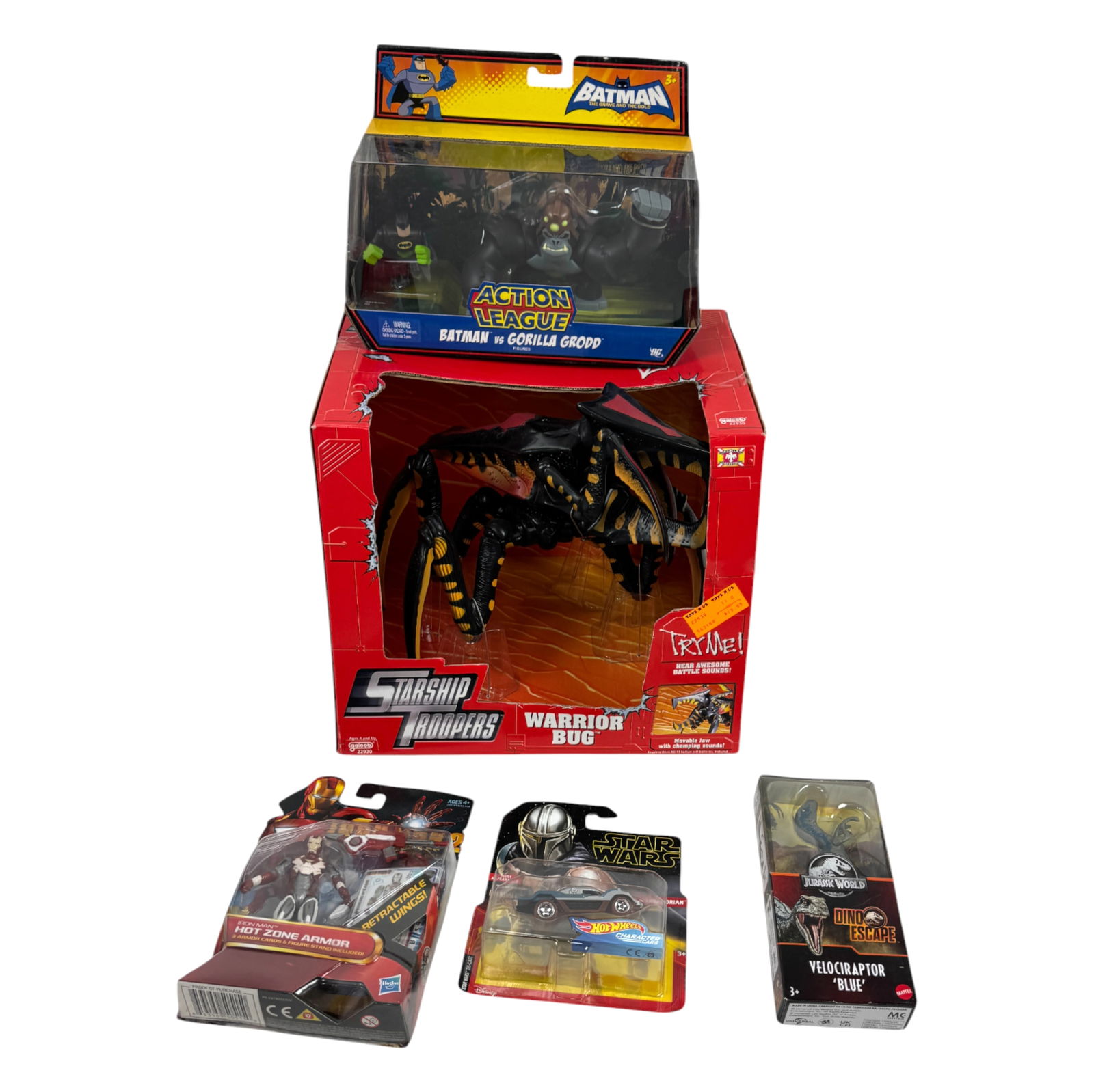 Vintage Toy Action Figurine Collection Lot Star. Wars, Marvel, DC NIB (1 of 4)