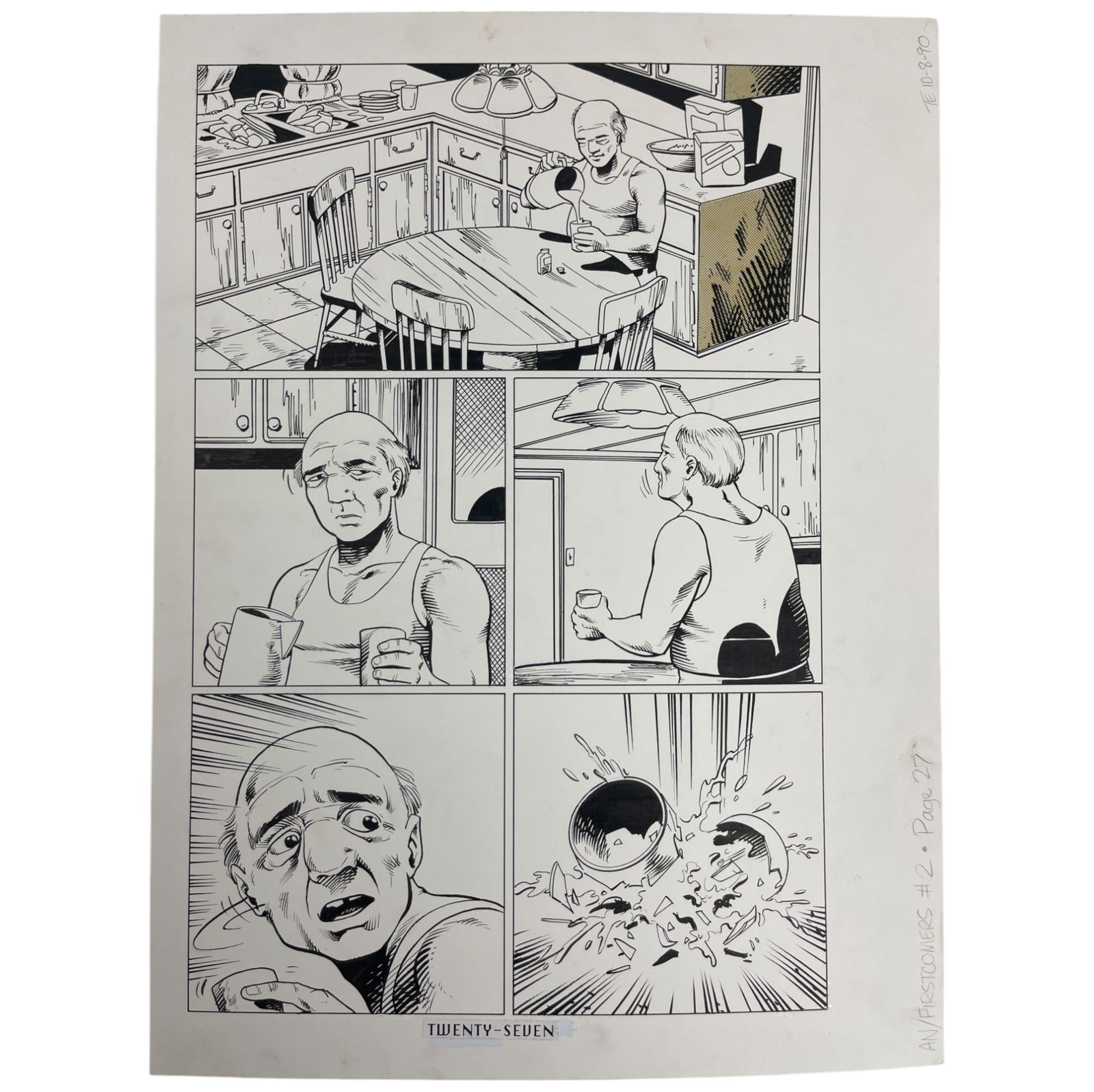 Alien Nation: The First Comers Original Storyboard Production Comic Art (1 of 6)