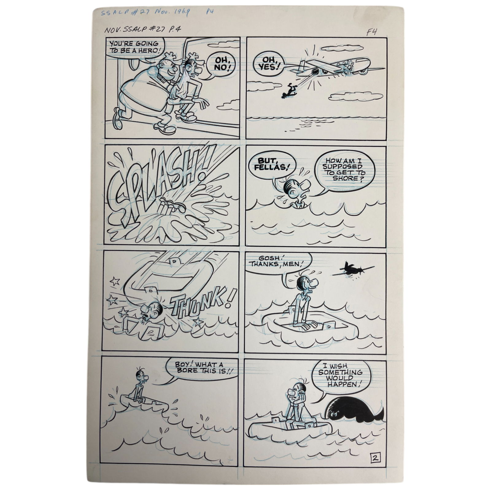 Sad Sack's Army Life Parade Original Storyboard Production Comic Art (1 of 6)