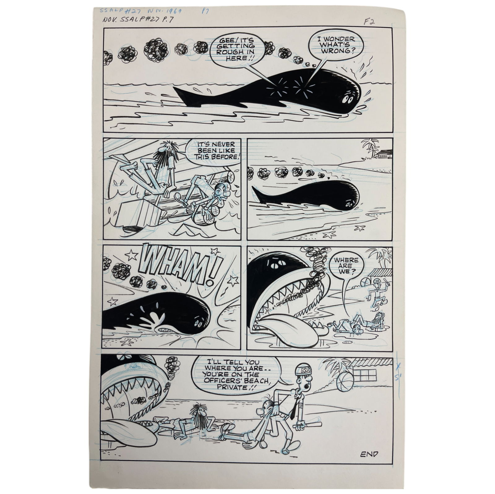 Sad Sack's Army Life Parade Original Storyboard Production Comic Art (1 of 6)