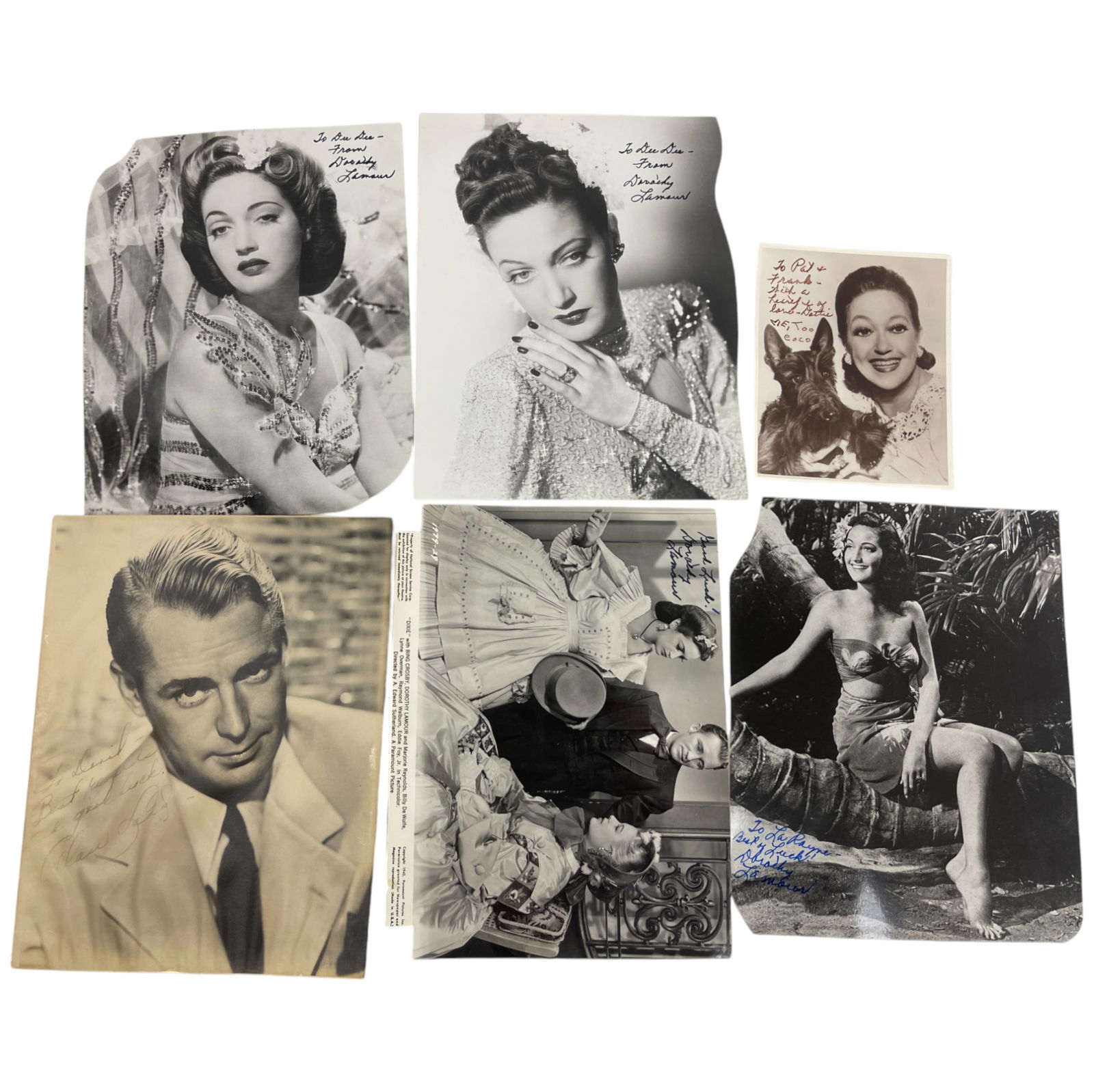 Vintage Movie Actor Actress Signed Photo Collection Lot (1 of 6)