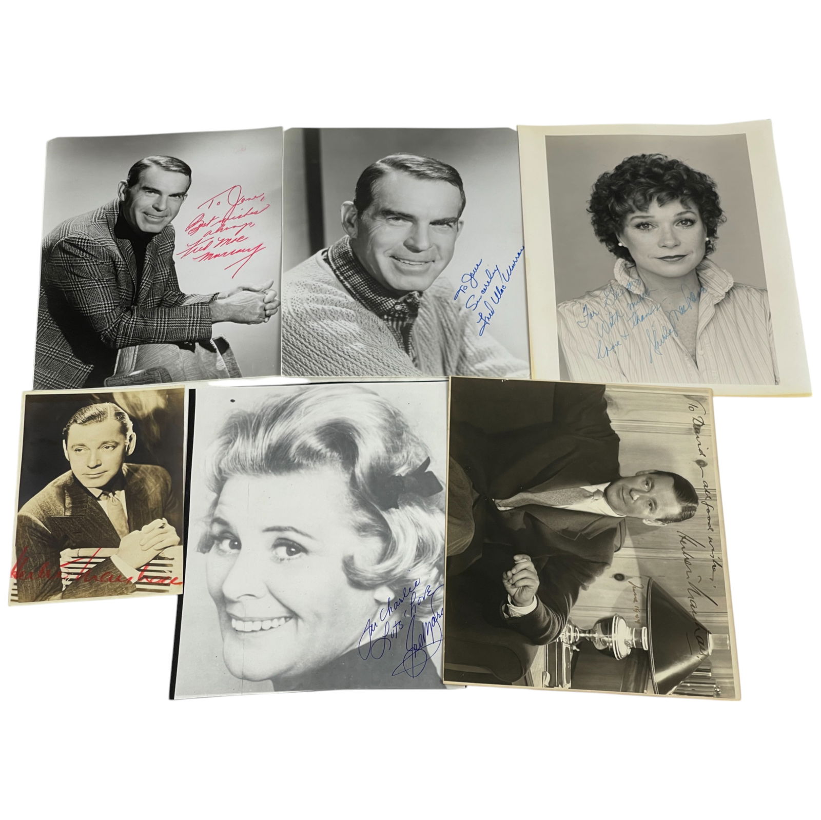 Vintage Movie Actor Actress Signed Photo Collection Lot (1 of 5)