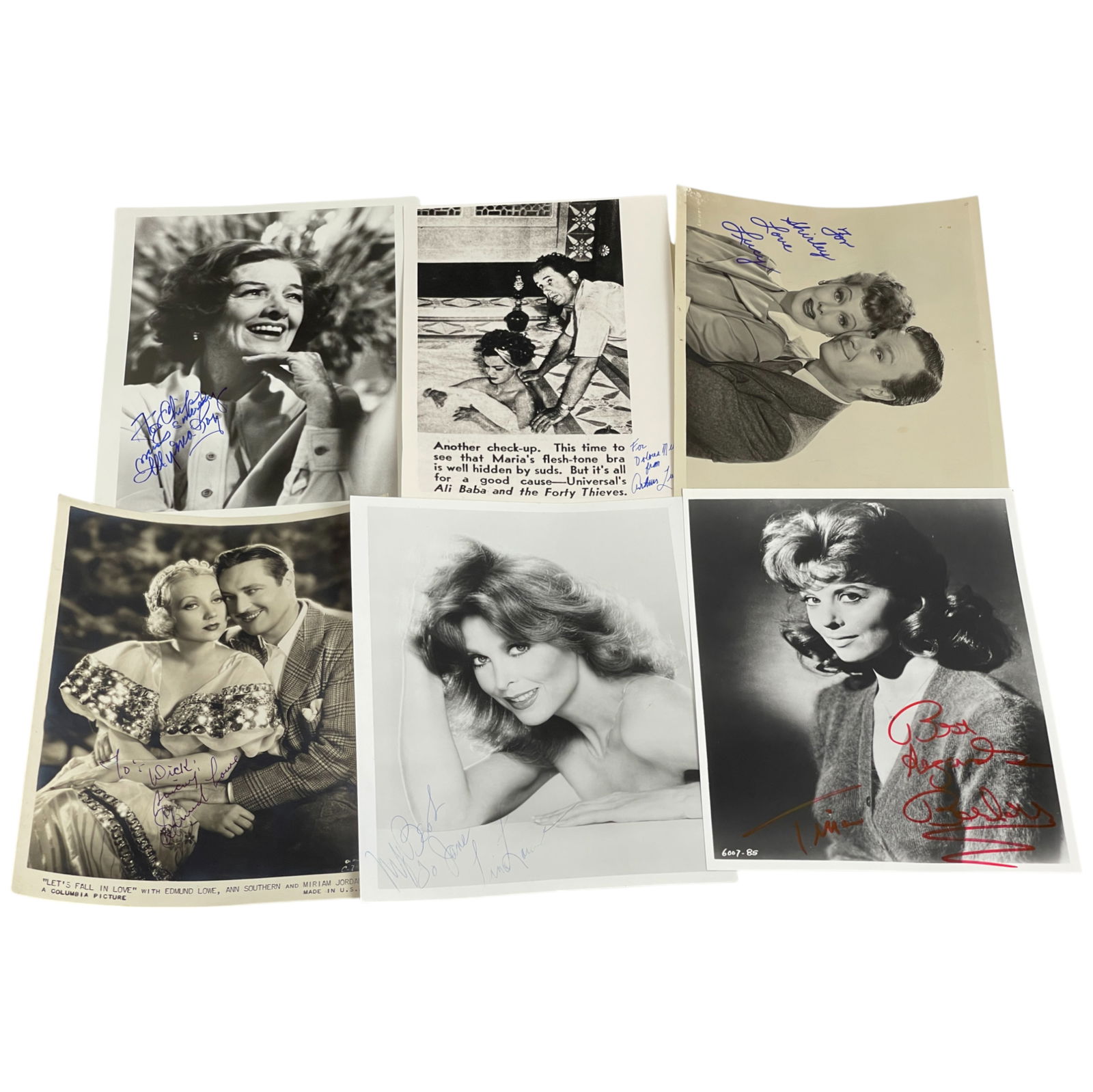 Vintage Movie Actor Actress Signed Photo Collection Lot (1 of 5)