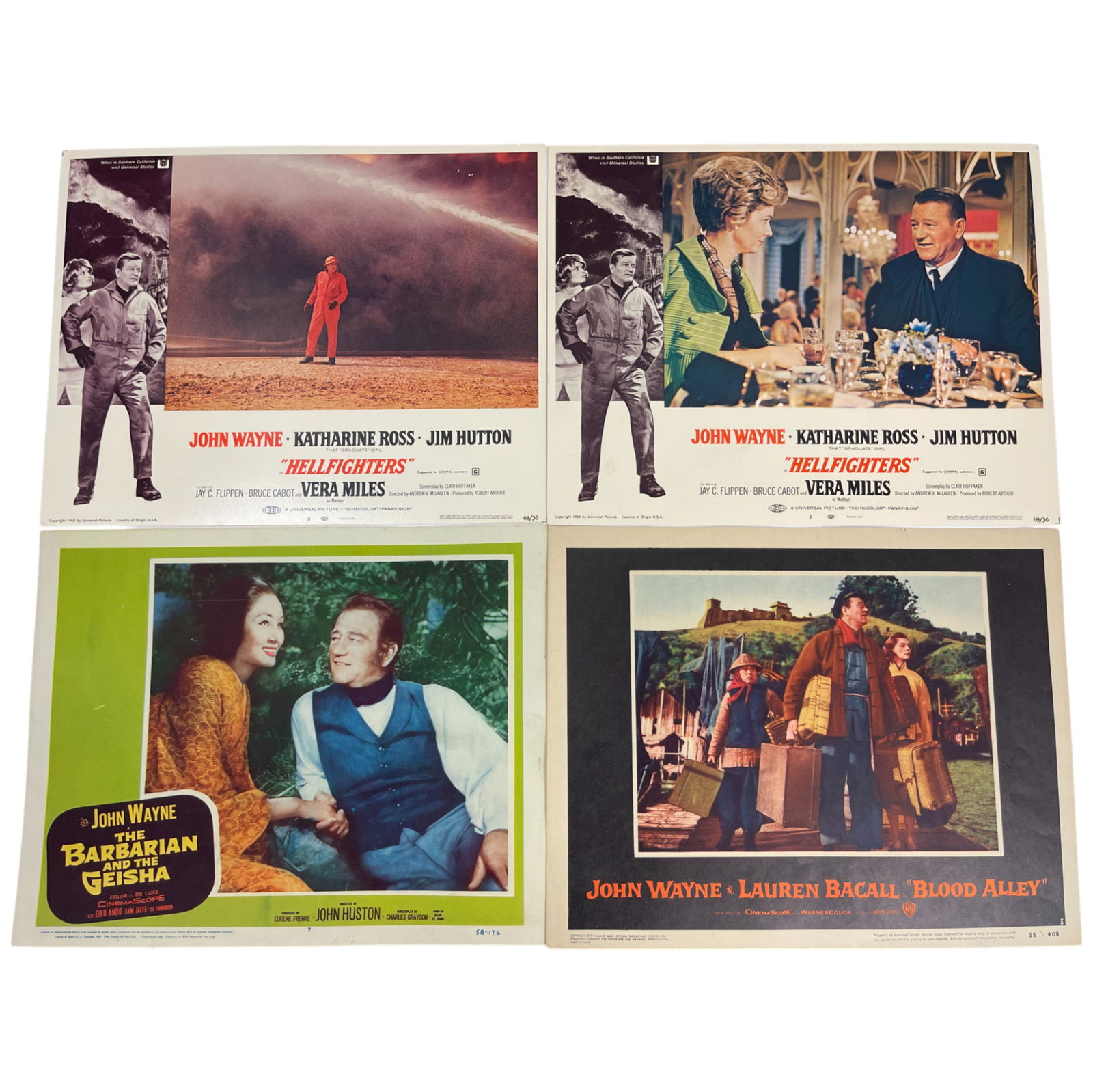 Vintage Original Lobby Card Movie Film Posters: Vintage Original Lobby Card Movie Film Posters. Lot of 4. 14" x 11".