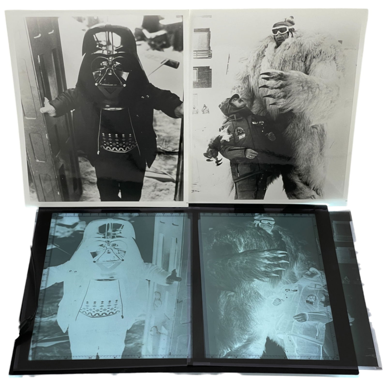 Rare Empire Strikes Back Behind-The-Scenes Photos with Negatives – Set of 2  8' x 10" (1 of 5)